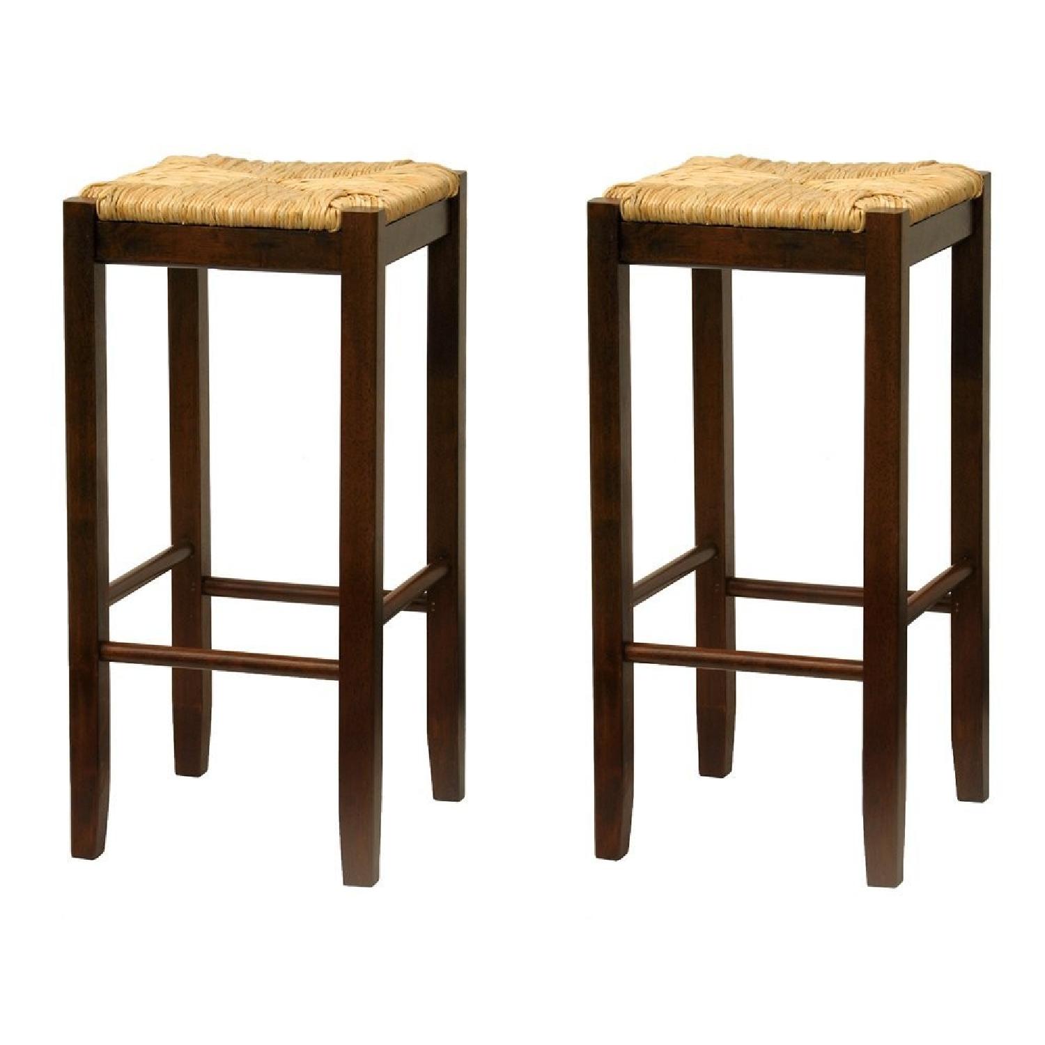 Winsome Wood Bar Stools in Walnut Finish - image-0