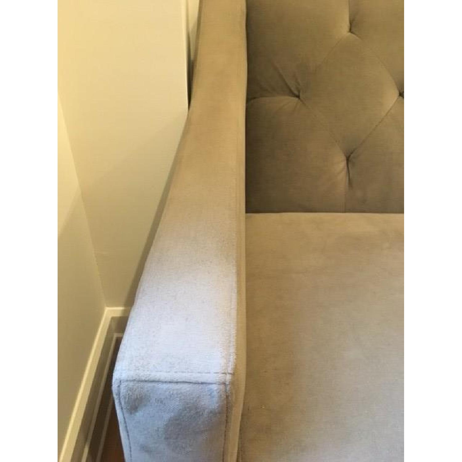 Macy's Tufted Grey 3 Seater Sofa - image-3