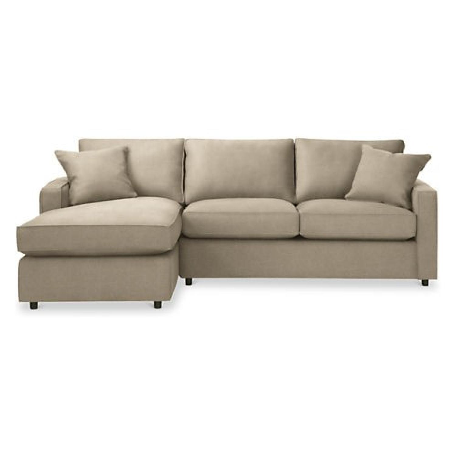 Room & Board York Sectional Sofa w/ Chaise Lounge AptDeco