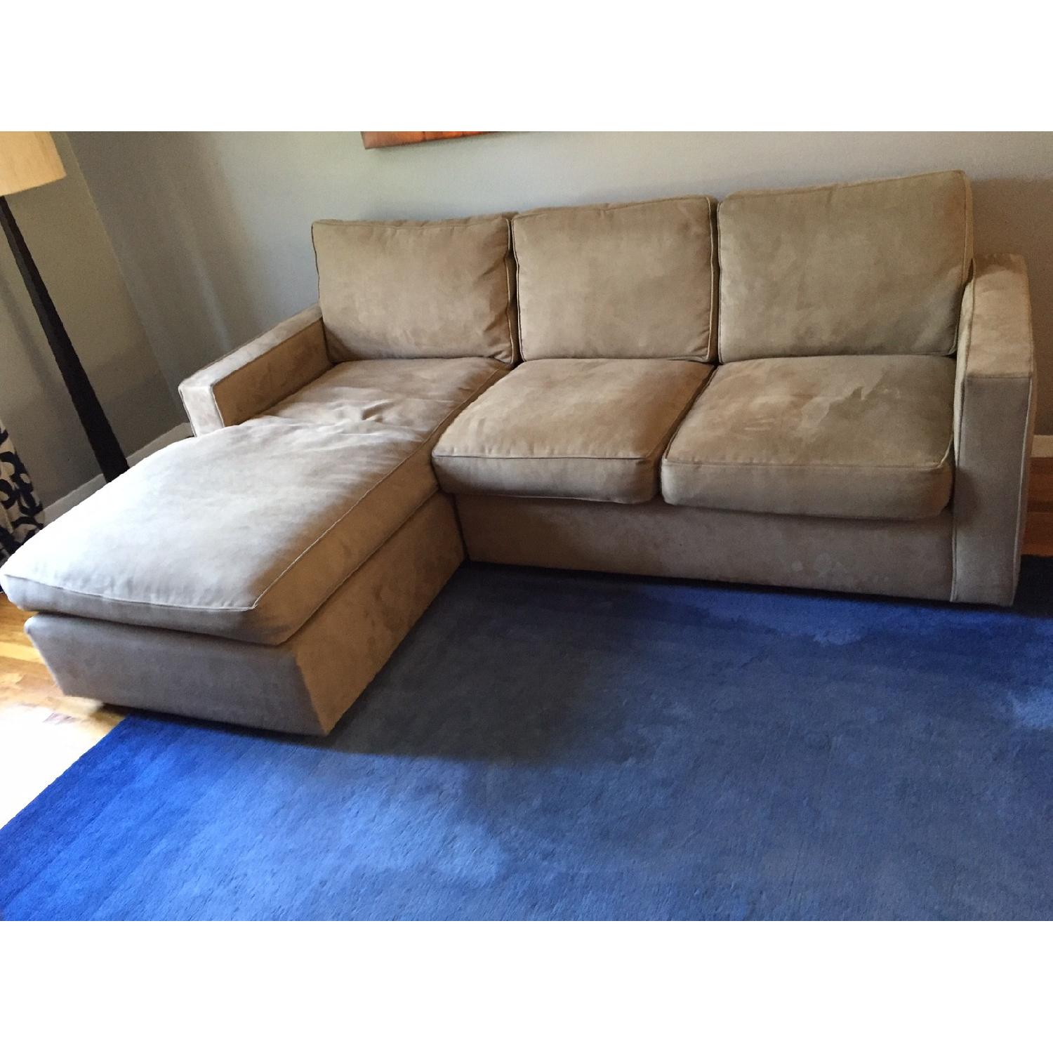 Room & Board York Sectional Sofa w/ Chaise Lounge AptDeco