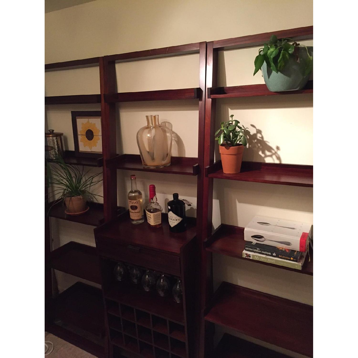Crate & Barrel Sloane Leaning Wine Bar - image-2
