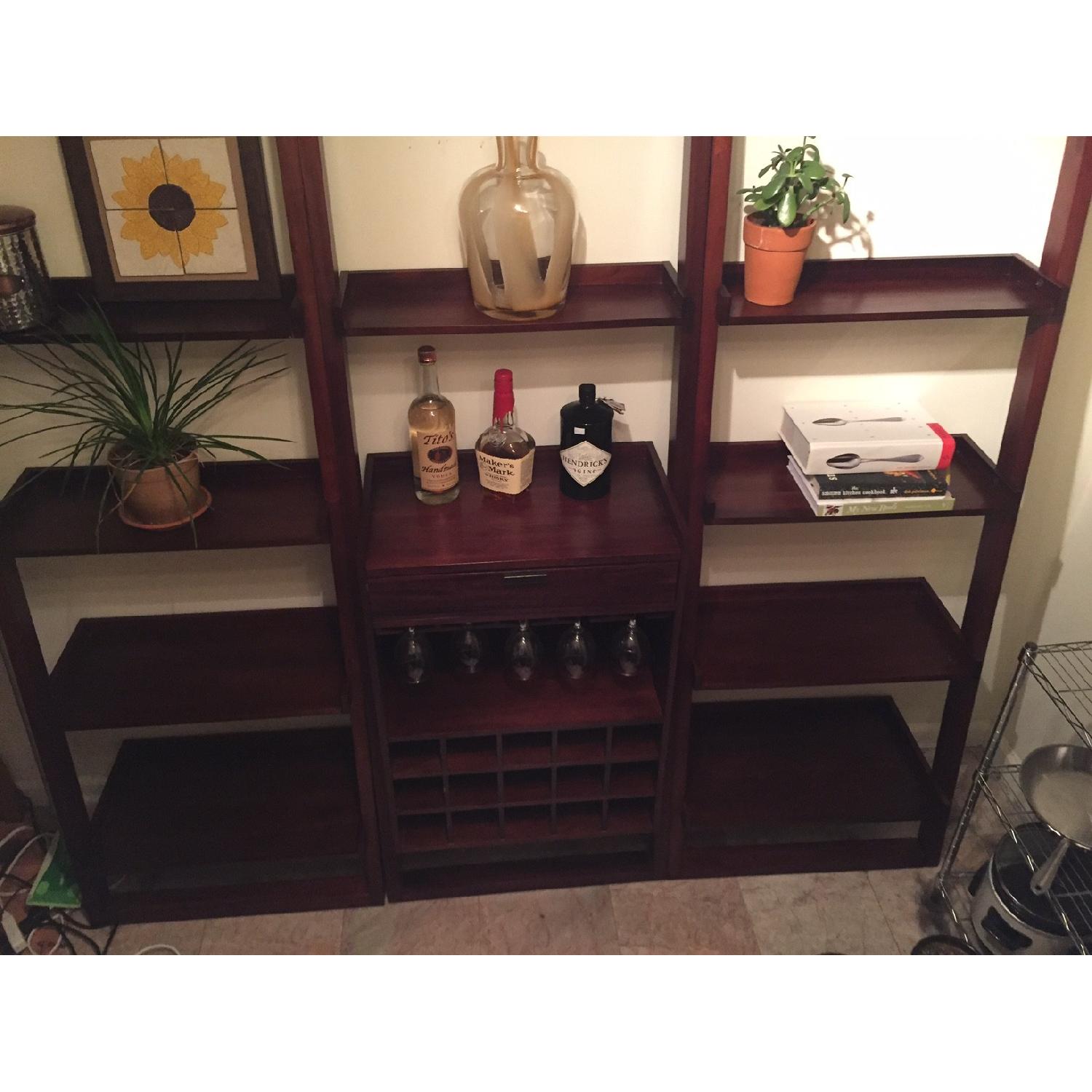 Crate & Barrel Sloane Leaning Wine Bar - image-3