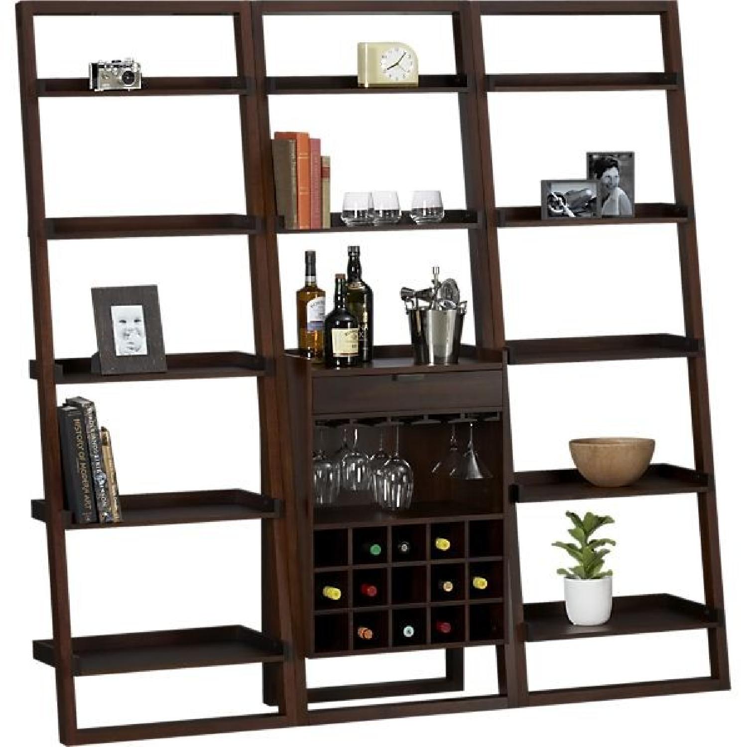 Crate & Barrel Sloane Leaning Wine Bar - image-0