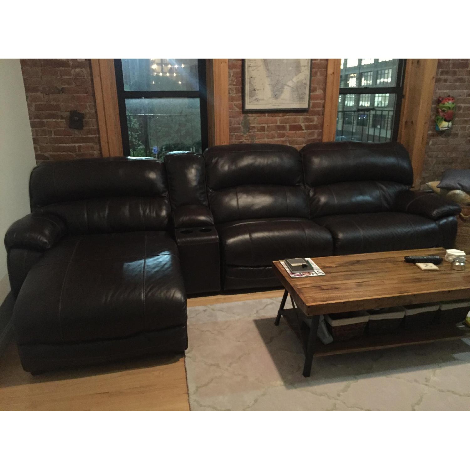 Ashley's Damacio 3 Piece Power Recliner Sectional w/ Chaise - image-5