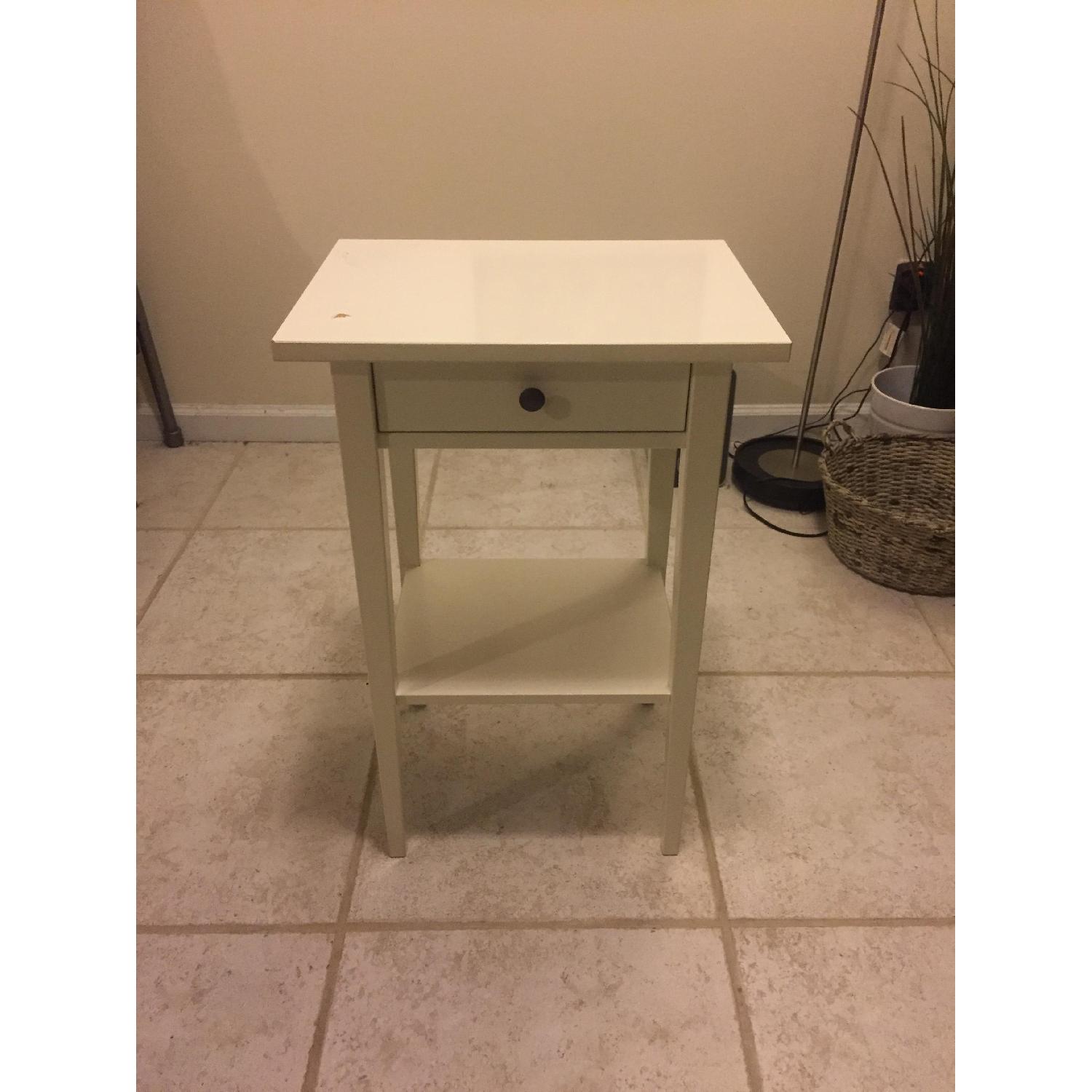 Ikea Hemnes White Nightstands - image-5