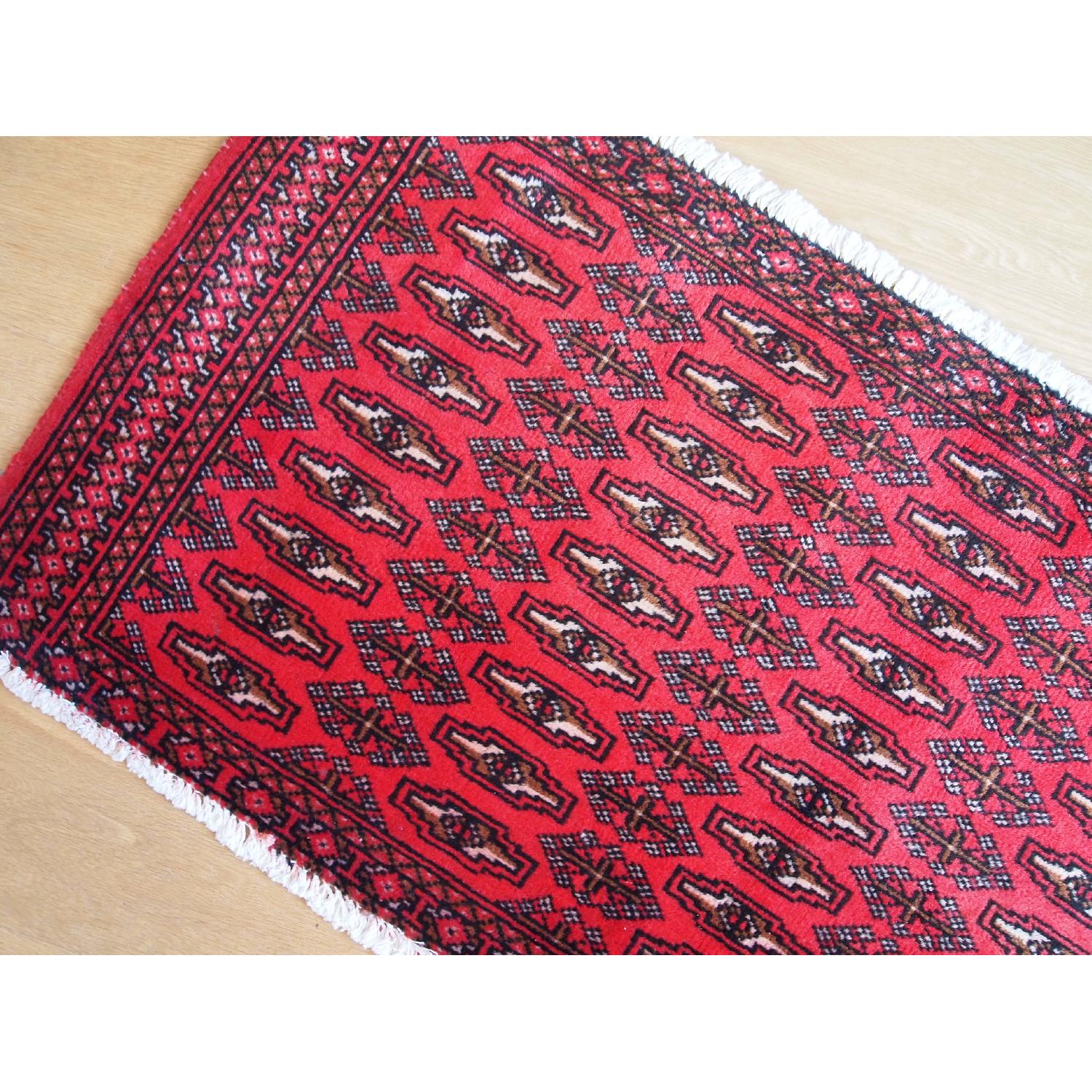 Vintage 1970s Turkoman Tekke Rug - image-3