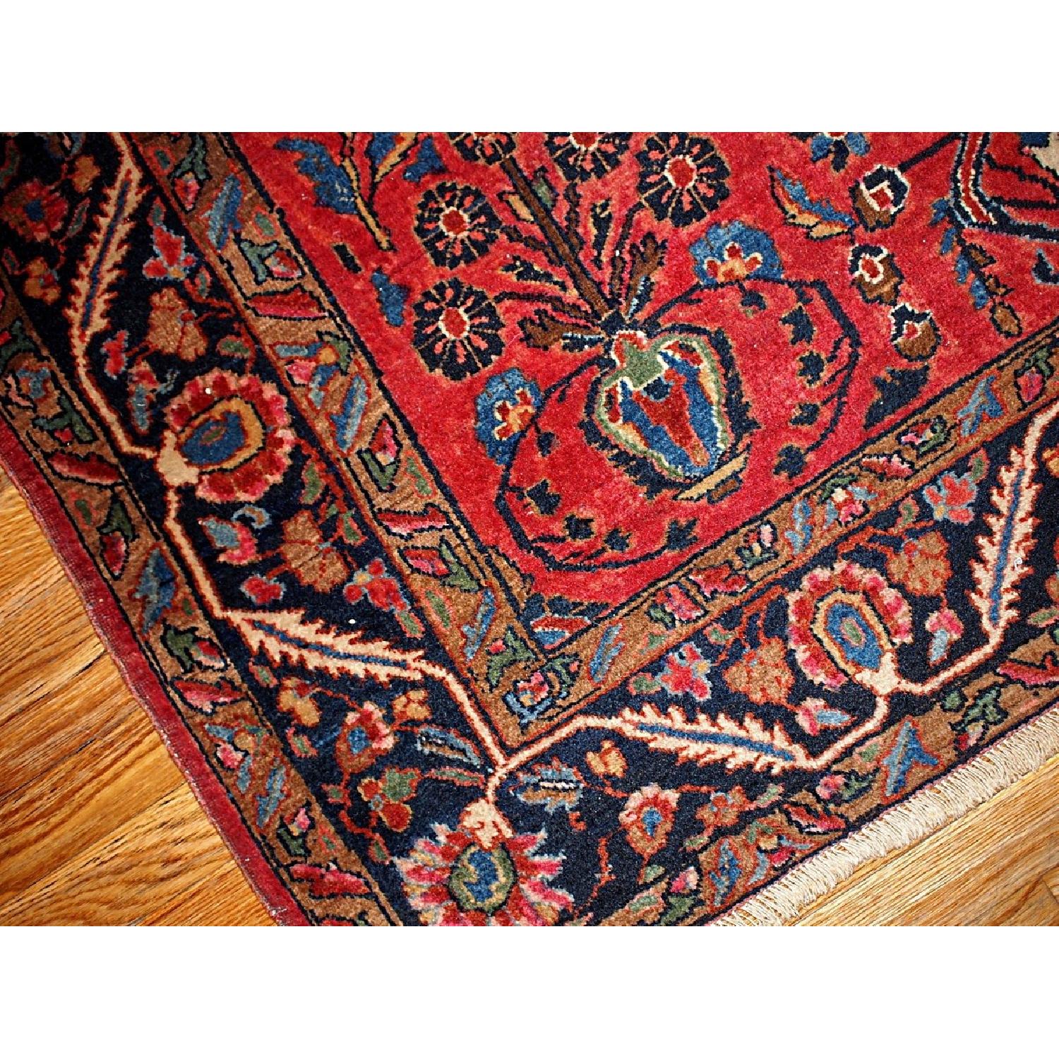 Antique 1900s Persian Sarouk Rug - image-1