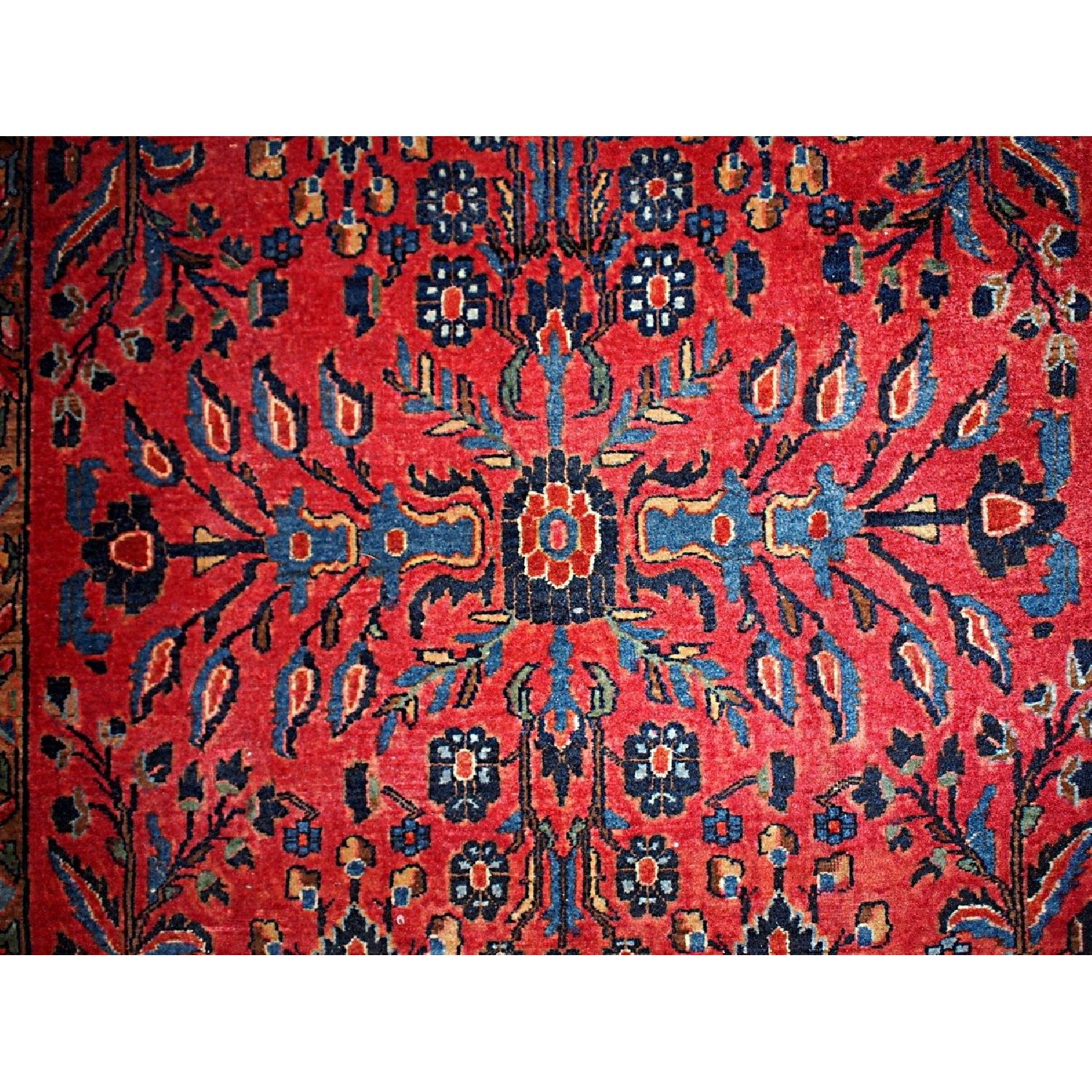 Antique 1900s Persian Sarouk Rug - image-2