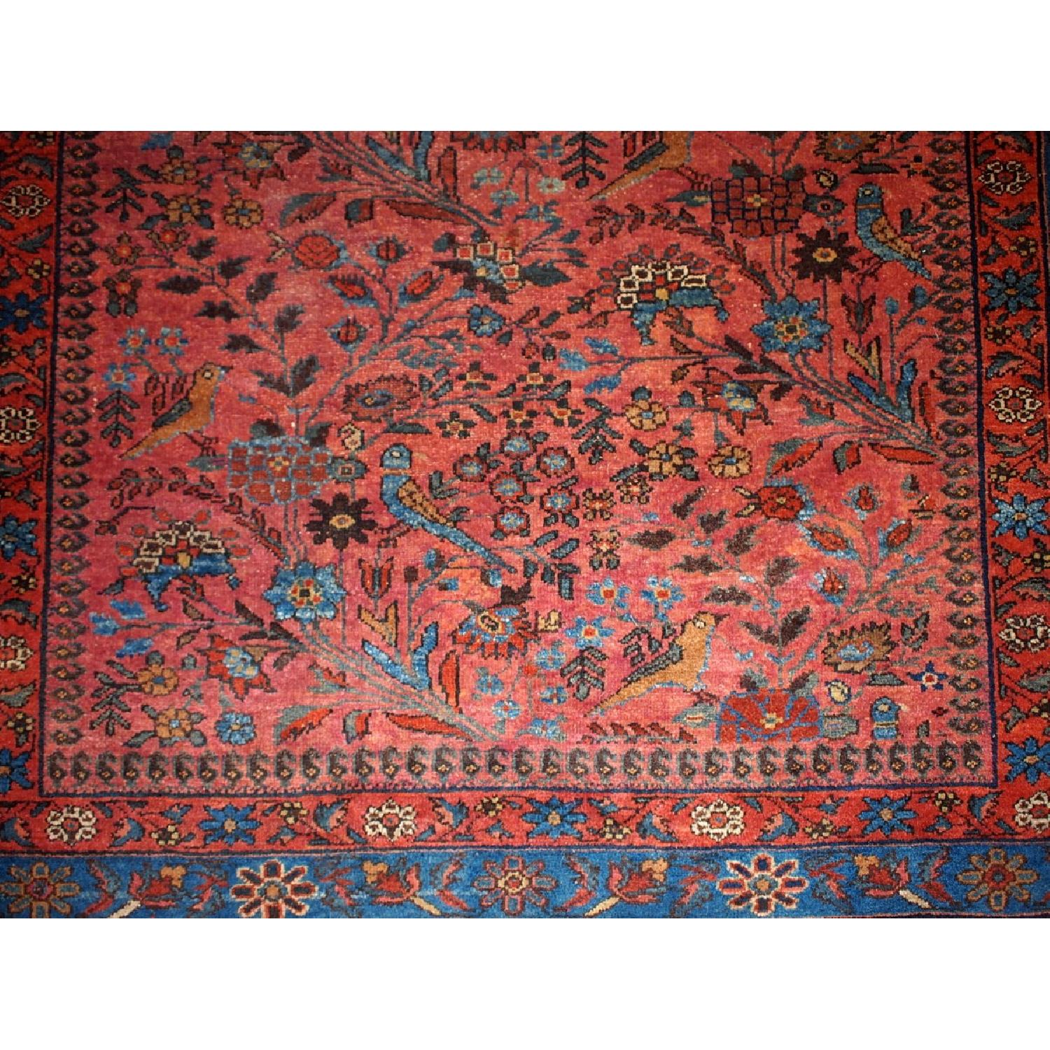 Antique 1920s Persian Lilihan Rug - image-2