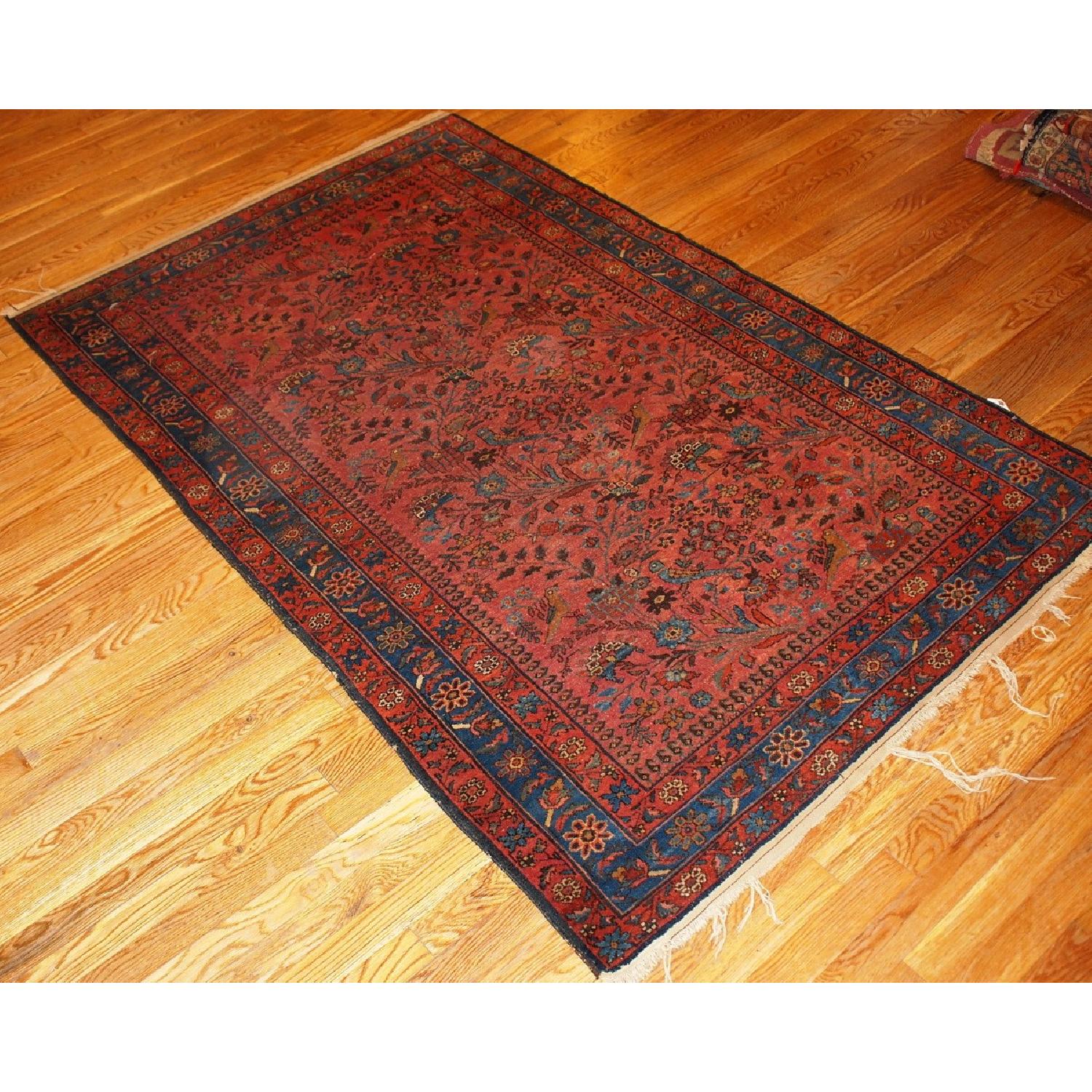 Antique 1920s Persian Lilihan Rug - image-4