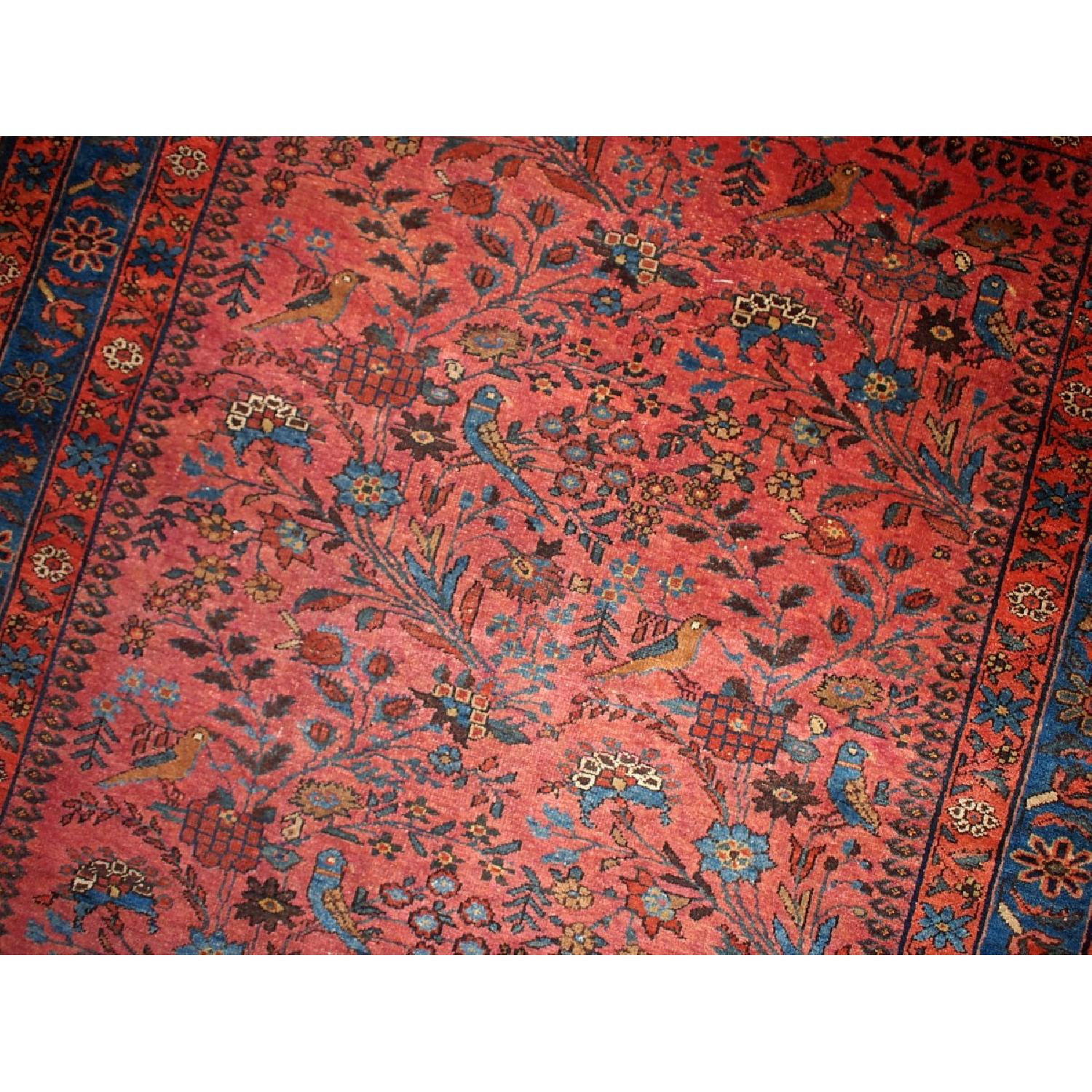 Antique 1920s Persian Lilihan Rug - image-5