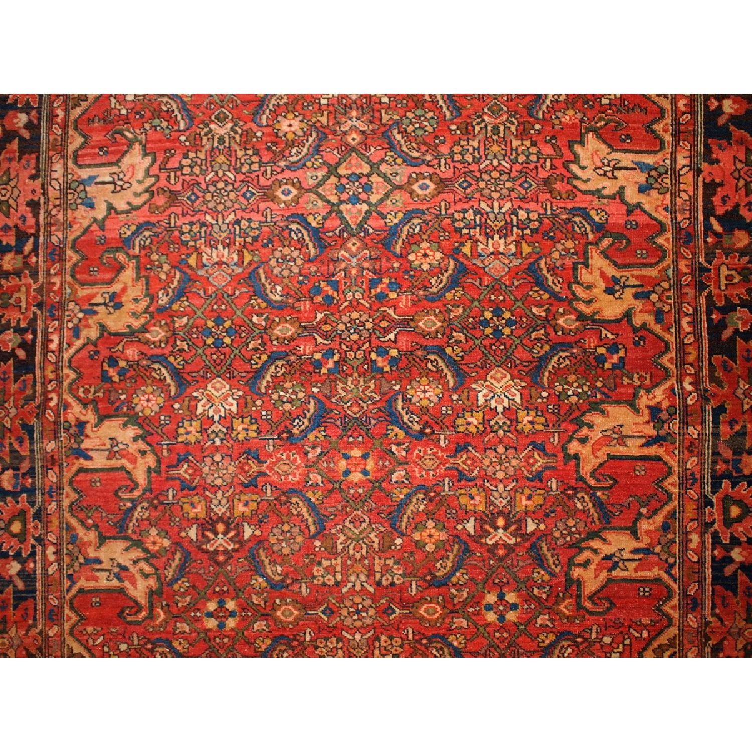 Antique 1880s Persian Sarouk Farahan Rug - image-2