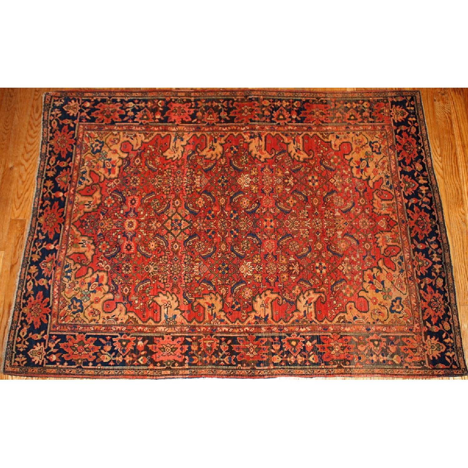 Antique 1880s Persian Sarouk Farahan Rug - image-4