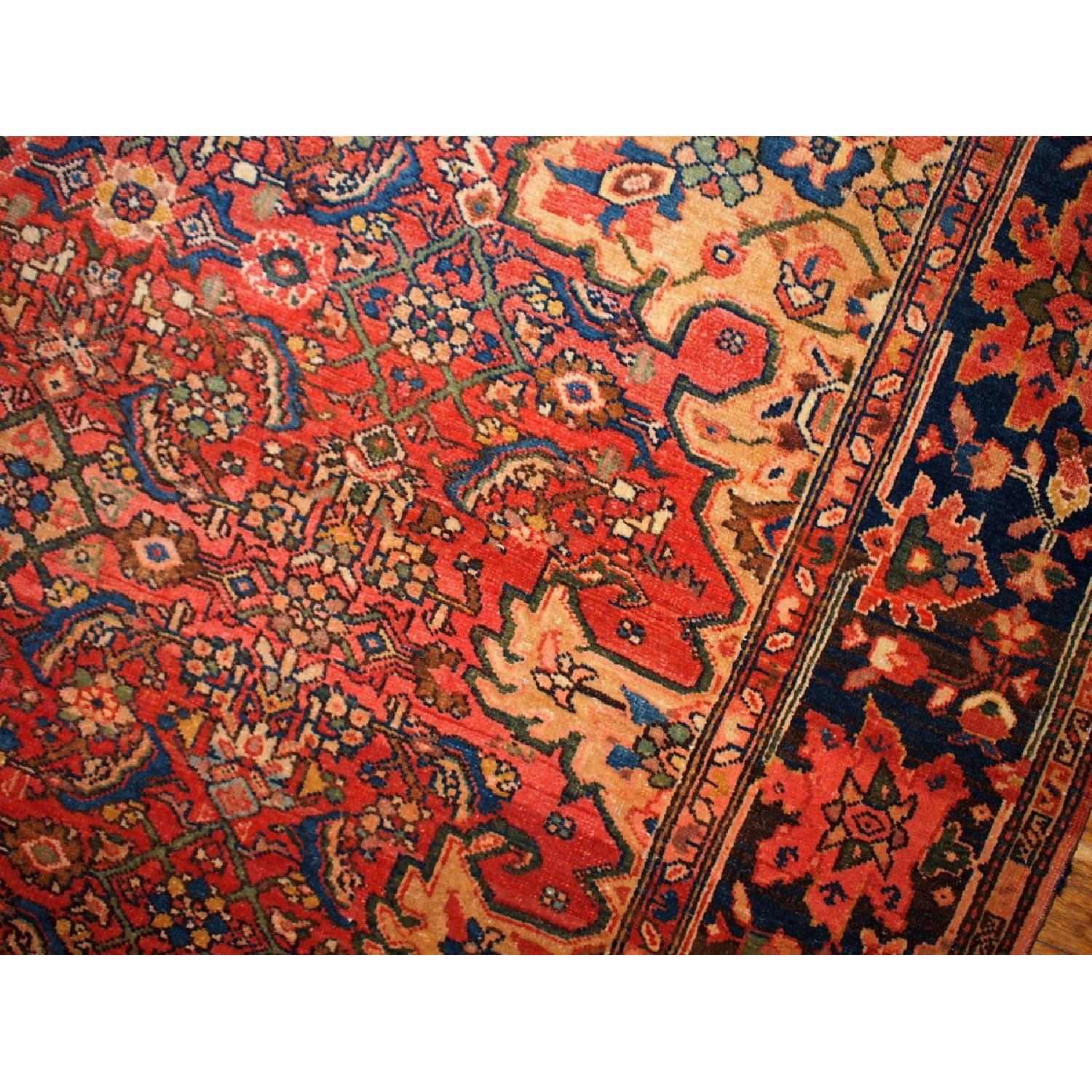 Antique 1880s Persian Sarouk Farahan Rug - image-6