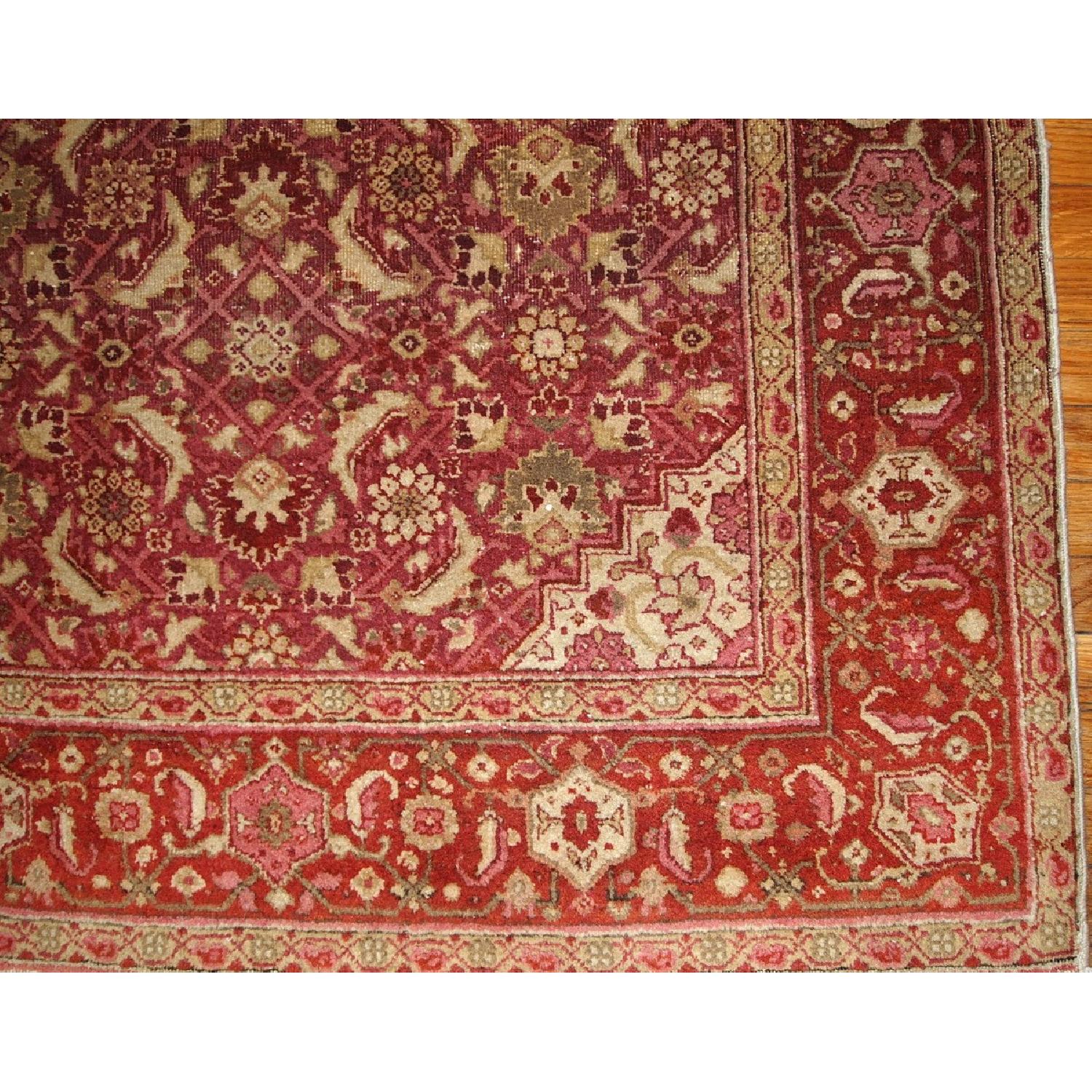 Antique 1900s Indian Amritsar Rug - image-2