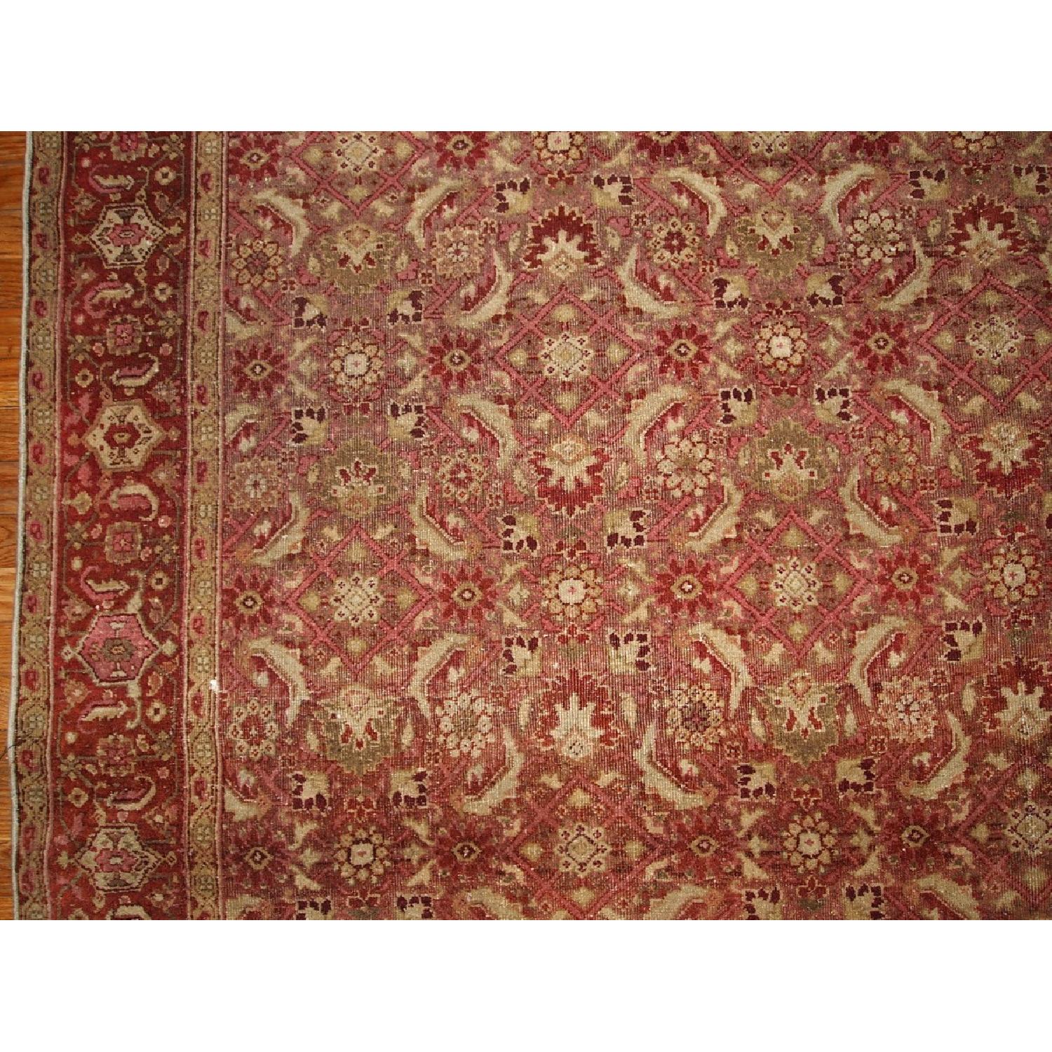 Antique 1900s Indian Amritsar Rug - image-4