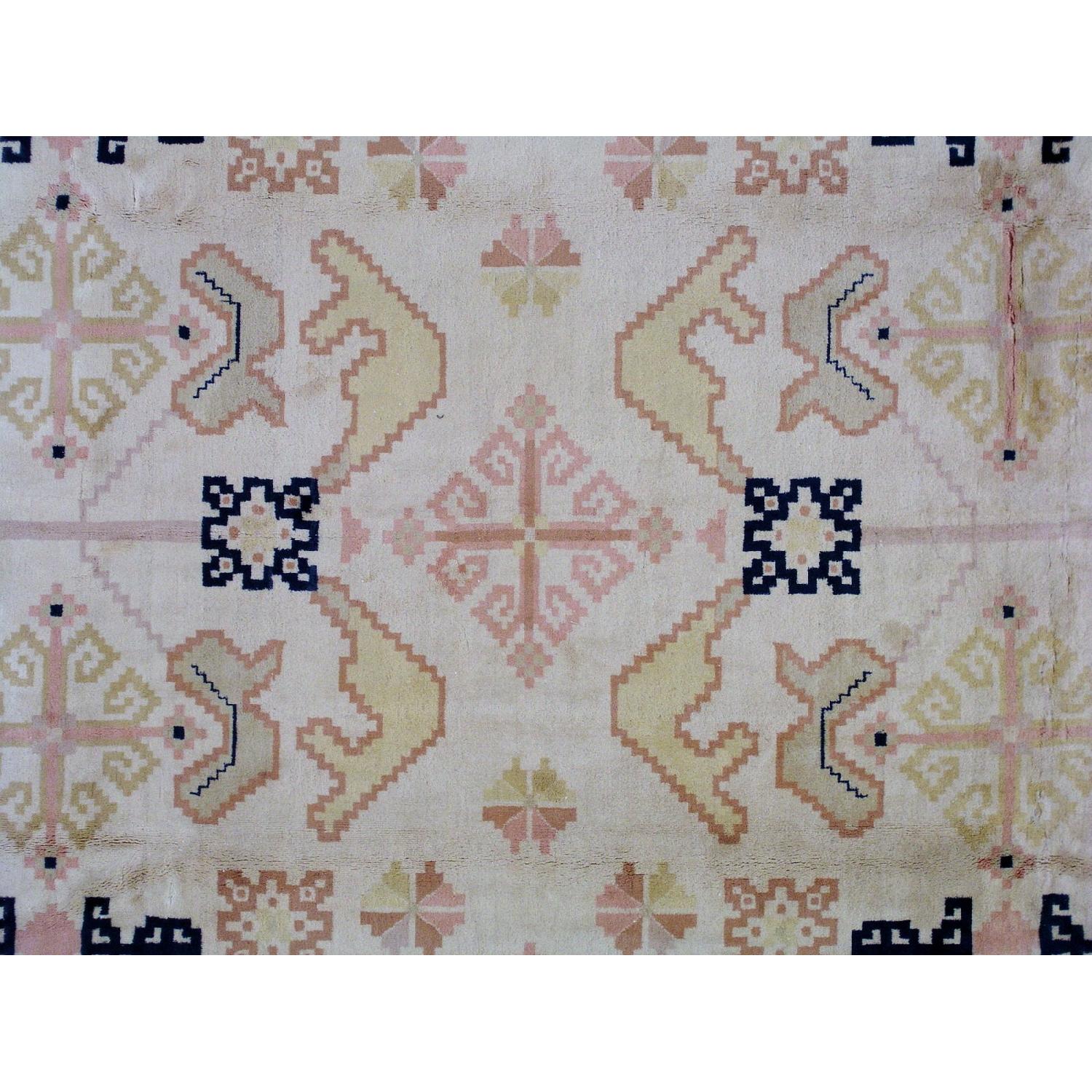 Antique 1930s Chese Fete Rug - image-3