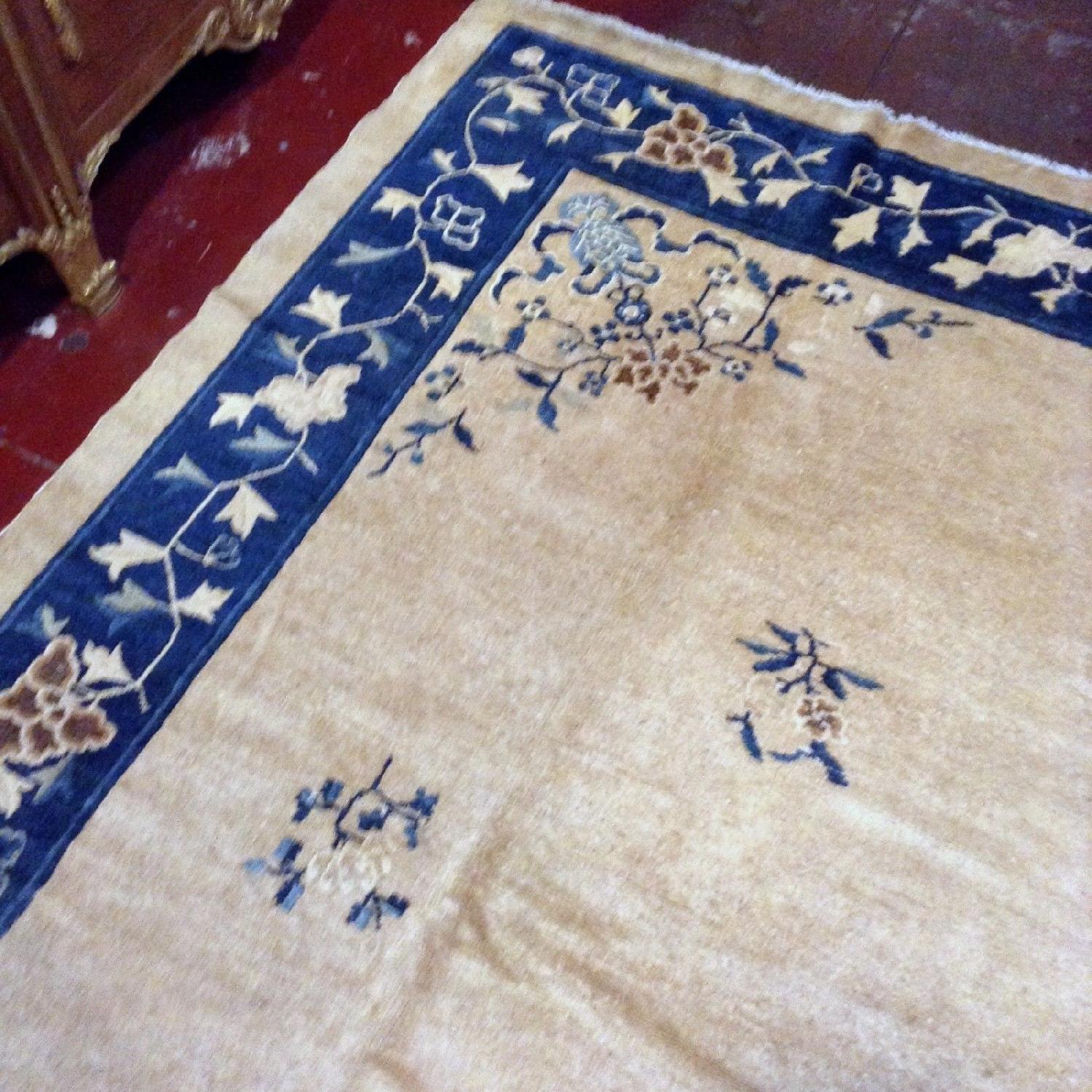 Antique 1900s Chinese Peking Rug - image-3
