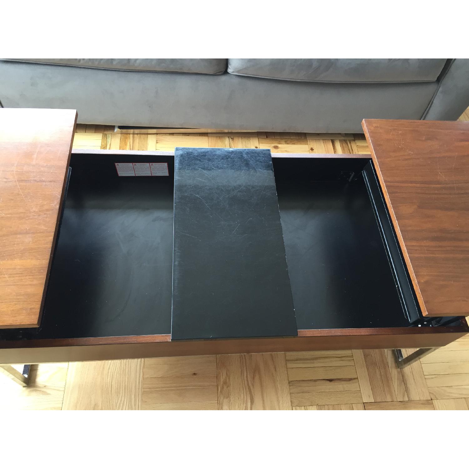 Wood and Lacquer Storage Coffee Table - image-2