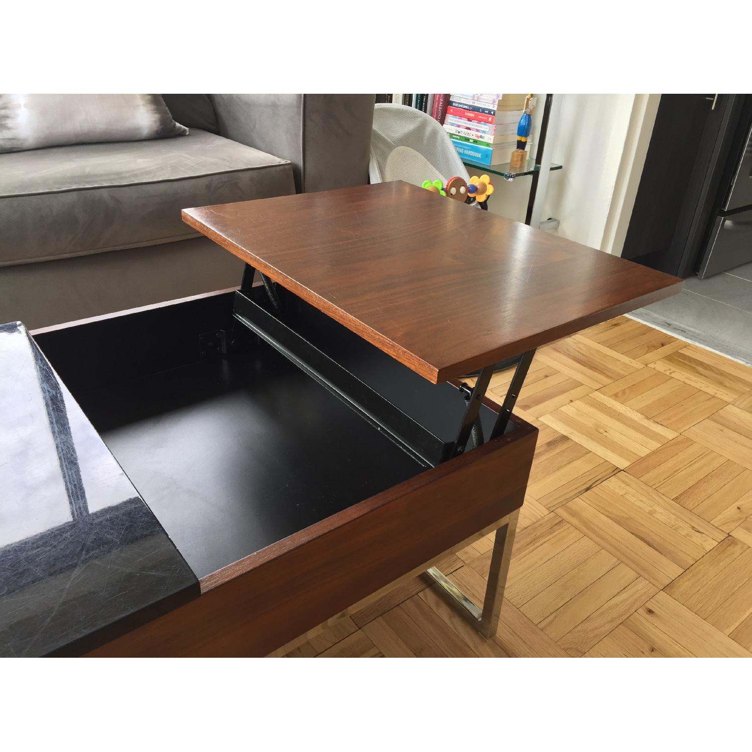 Wood and Lacquer Storage Coffee Table - image-5