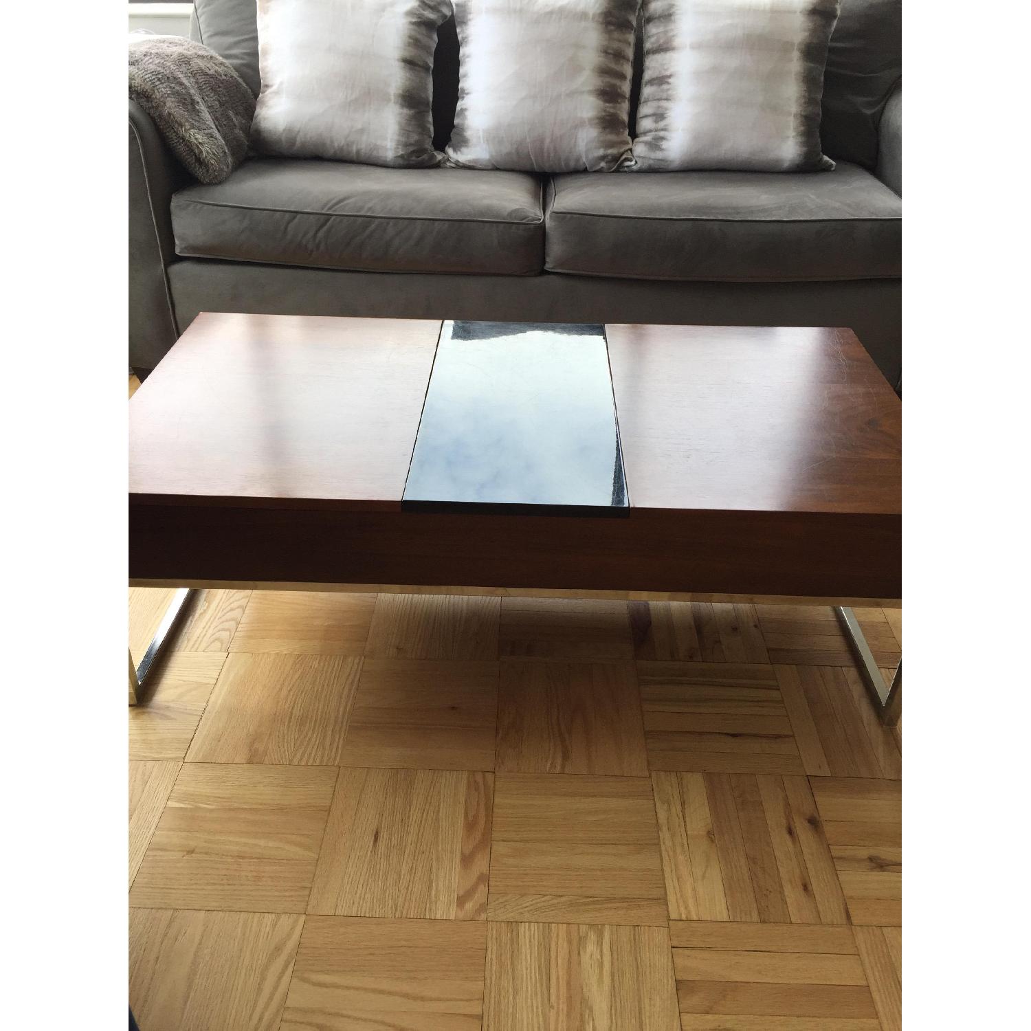 Wood and Lacquer Storage Coffee Table - image-12