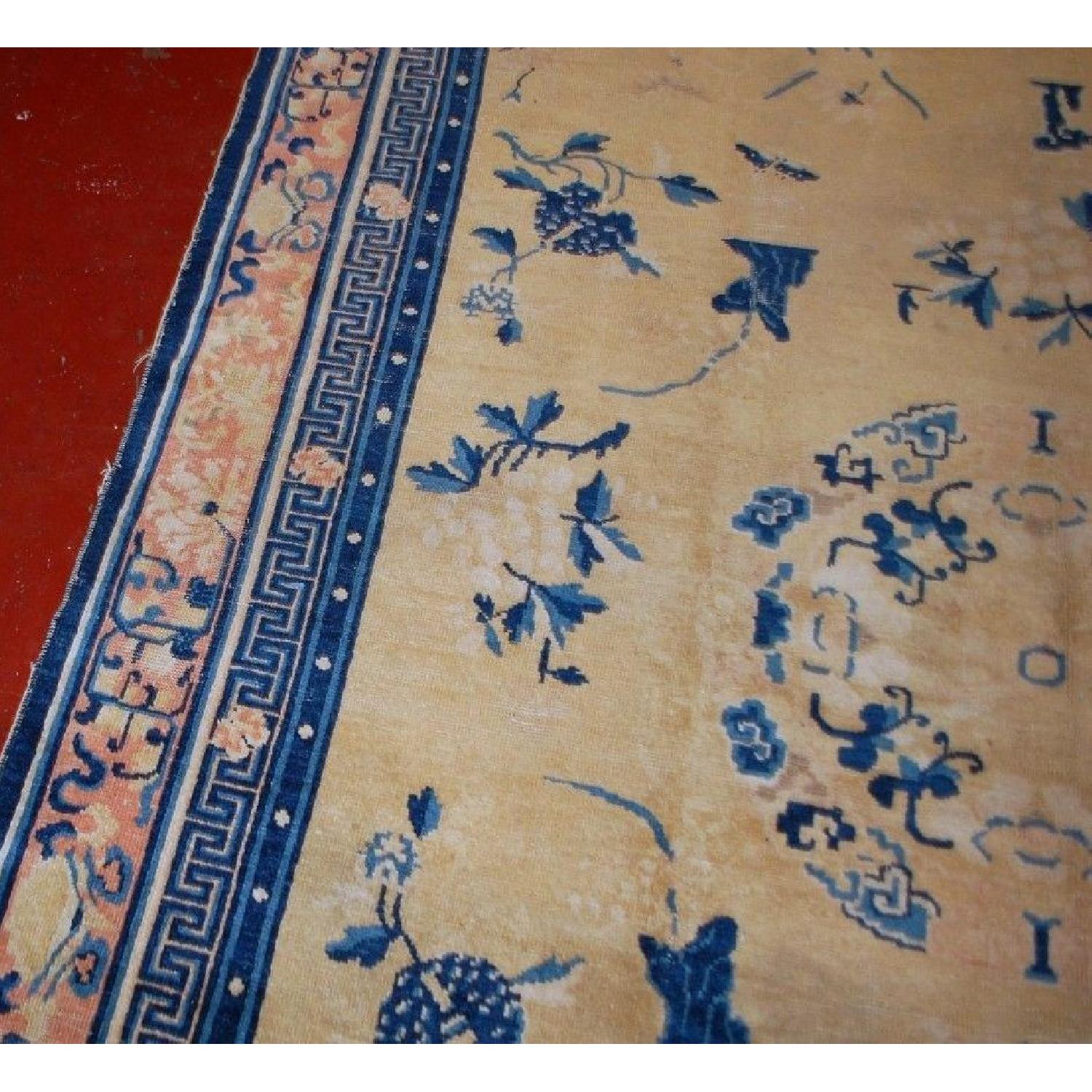 Antique 1870s Chinese Ningxia Rug - image-3