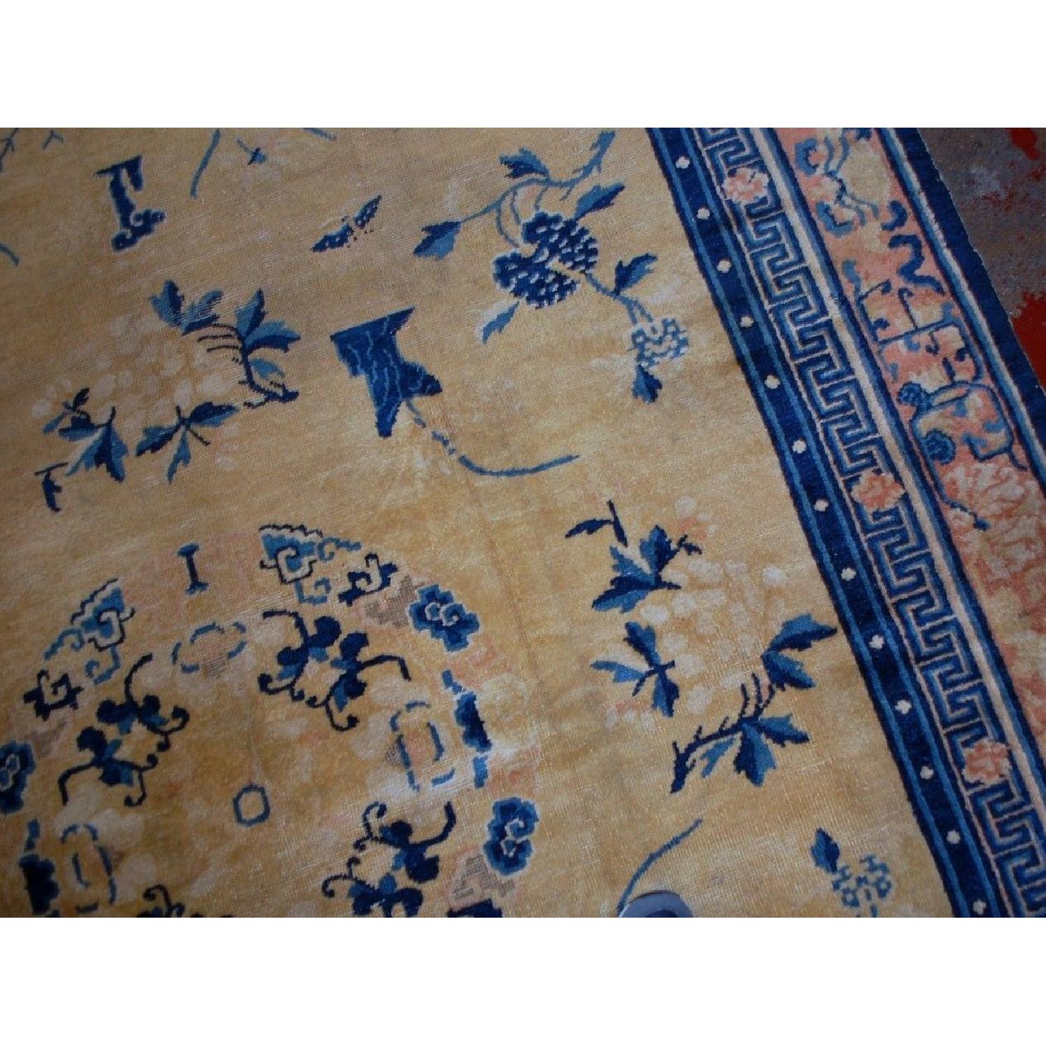 Antique 1870s Chinese Ningxia Rug - image-8