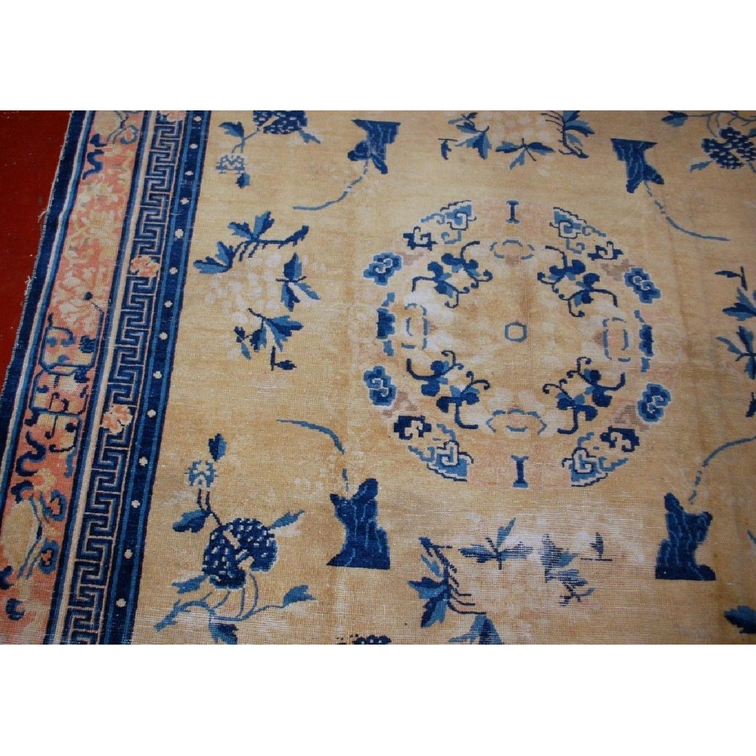 Antique 1870s Chinese Ningxia Rug - image-10
