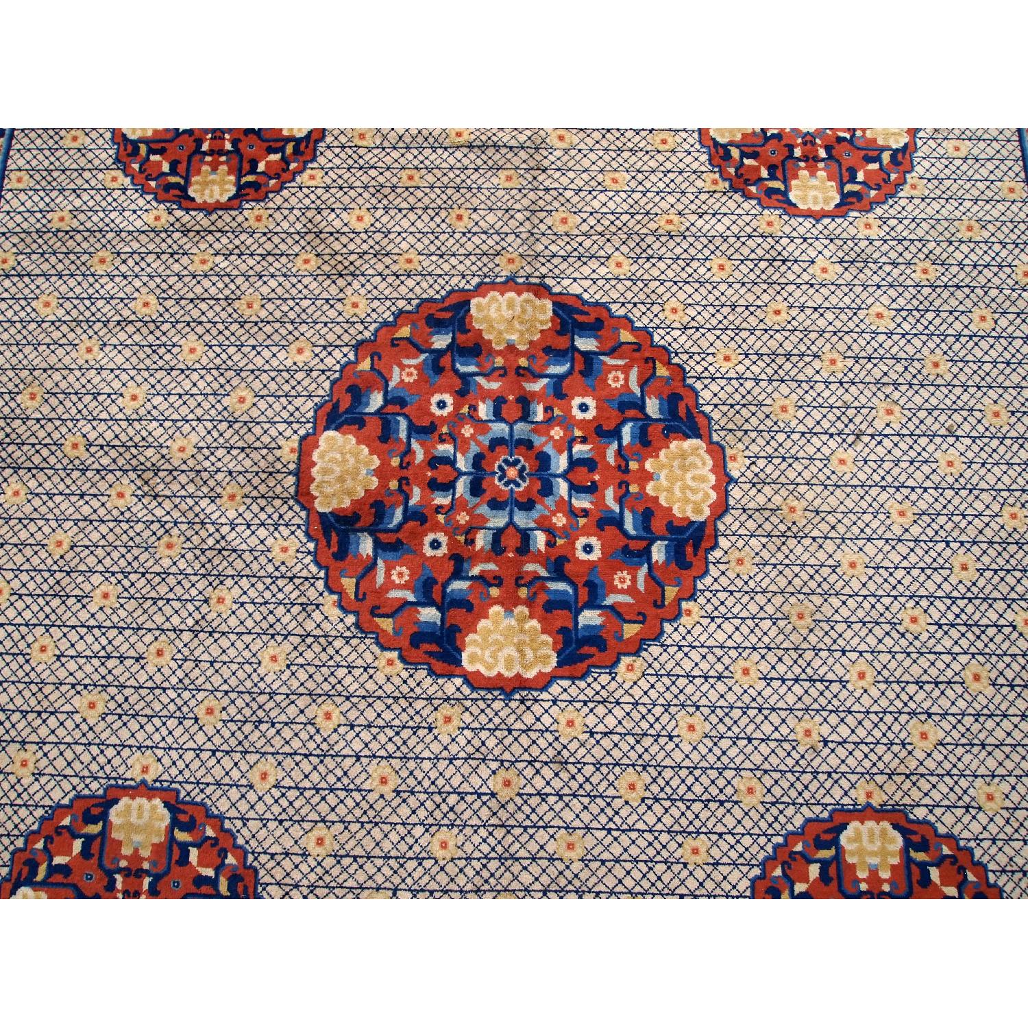 Antique 1930s Chinese Art Deco Rug - image-10