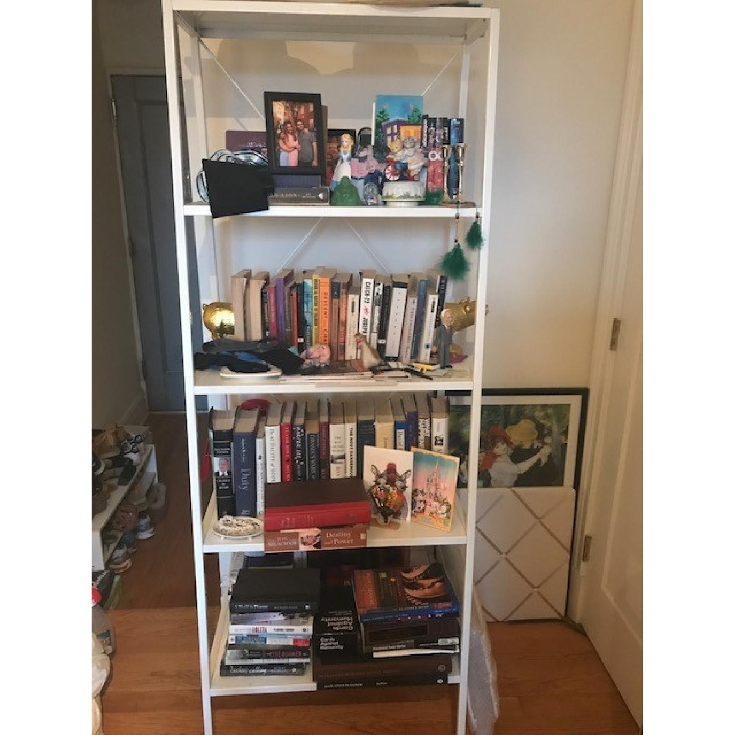 CB2 Hancock White Bookshelf - image-1