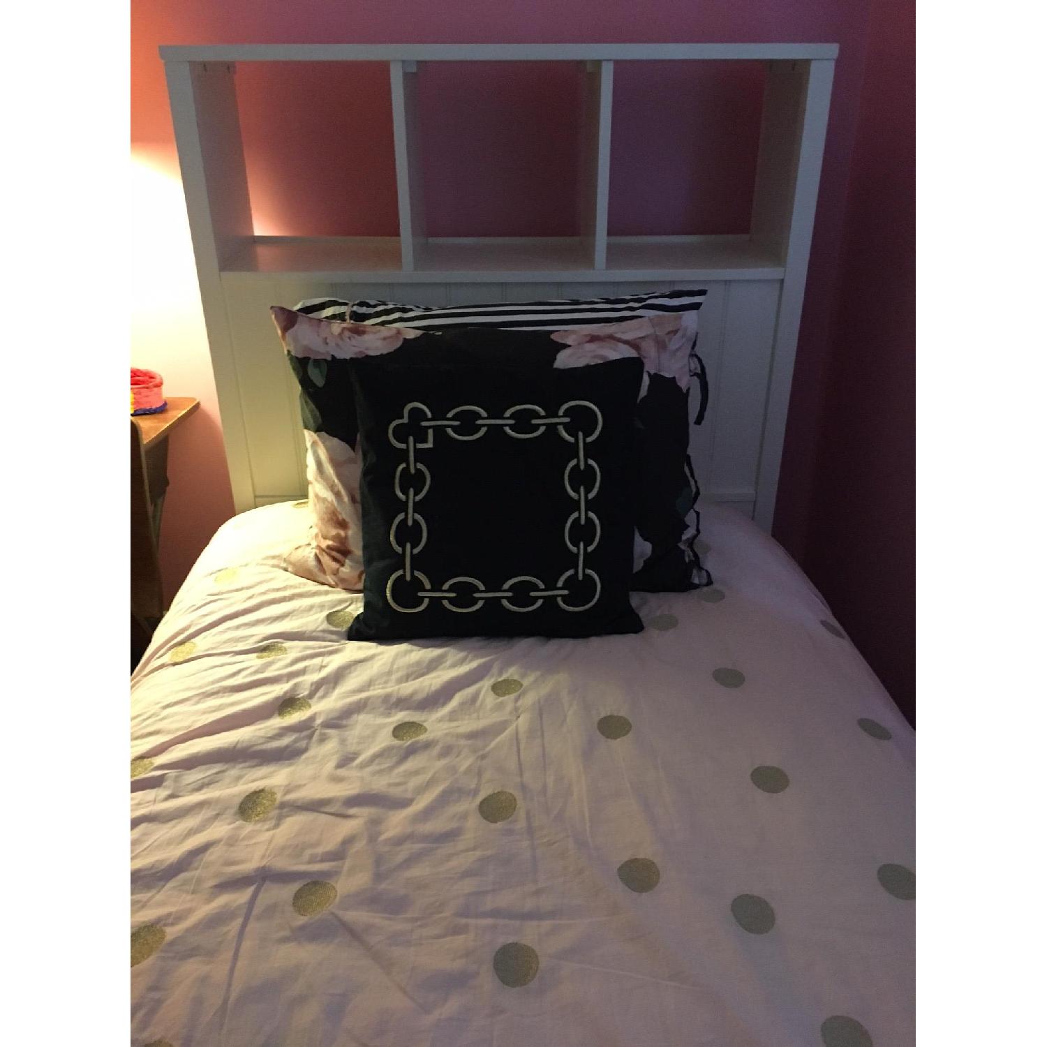 Pottery Barn Children's Twin Storage Beds w/ Storage Headboard - image-1