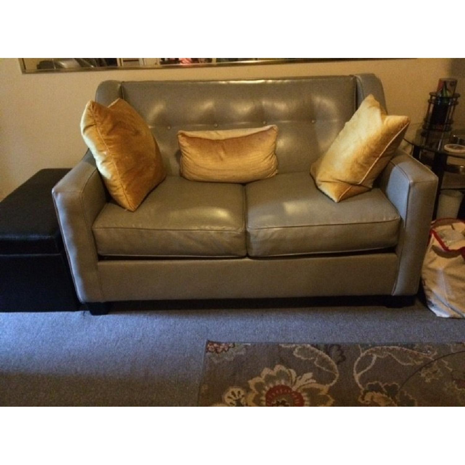 Bob's Leather Loveseat - image-3