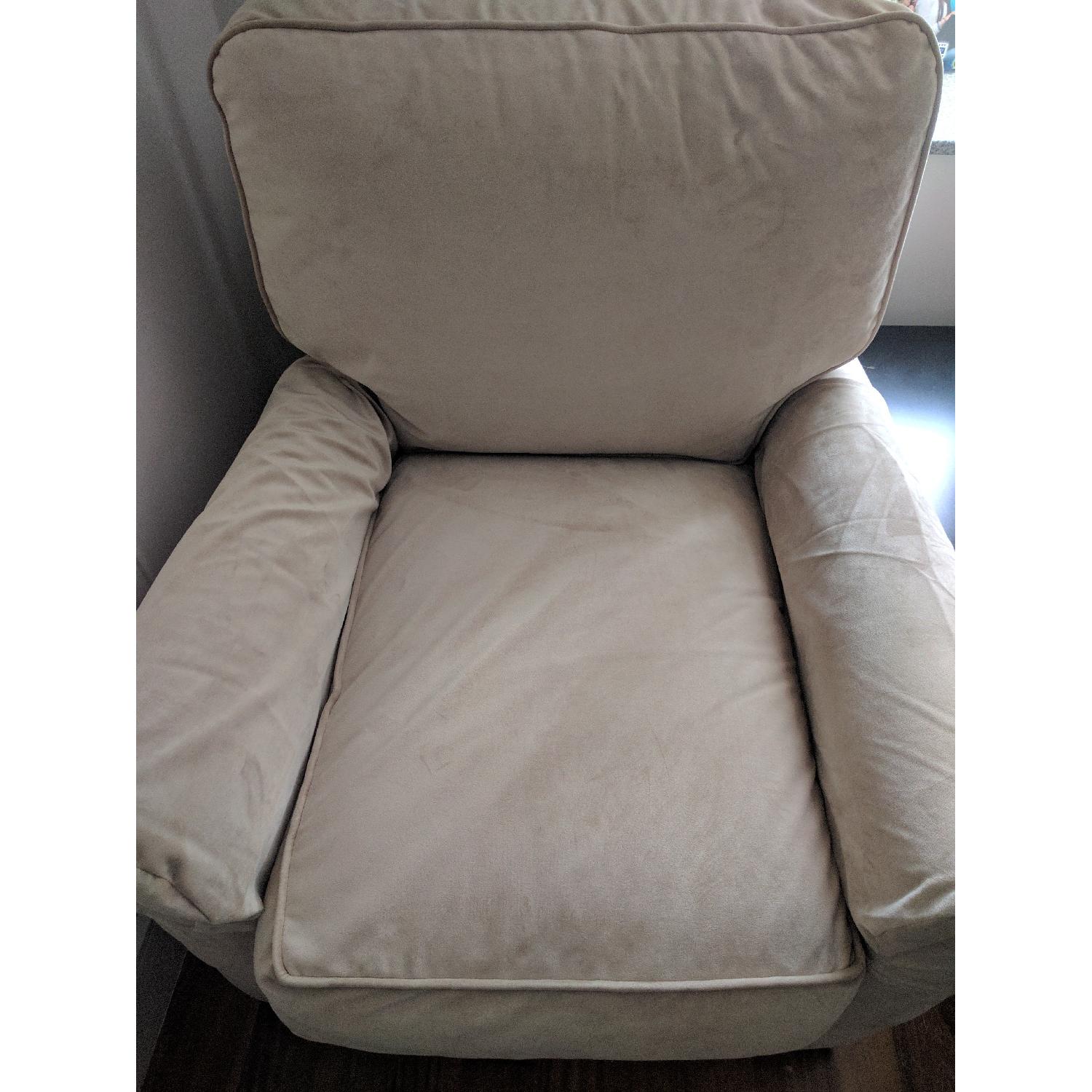 Lee Industries Swivel Arm Chair - image-1