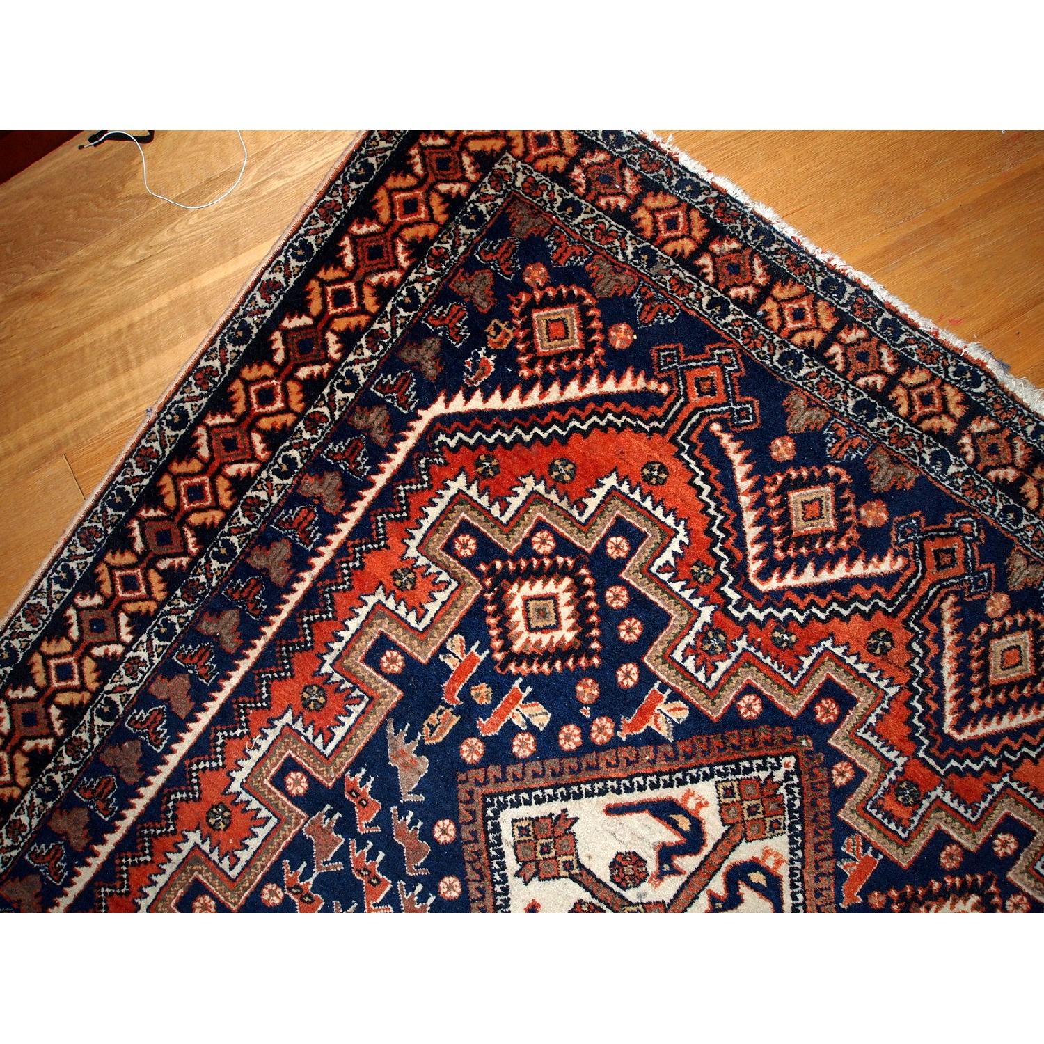 Antique 1920s Persian Karajeh Rug - image-2