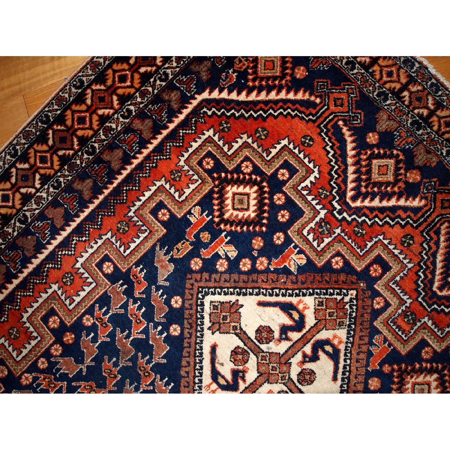 Antique 1920s Persian Karajeh Rug - image-7