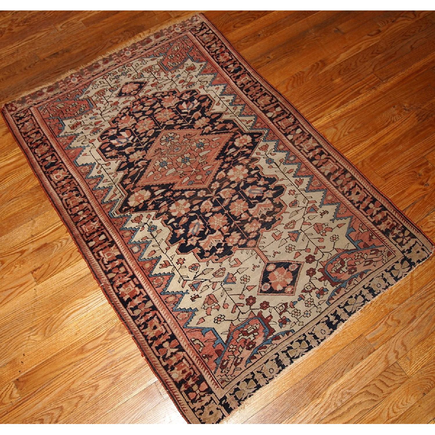 Antique 1880s Persian Sarouk Farahan Rug - image-3