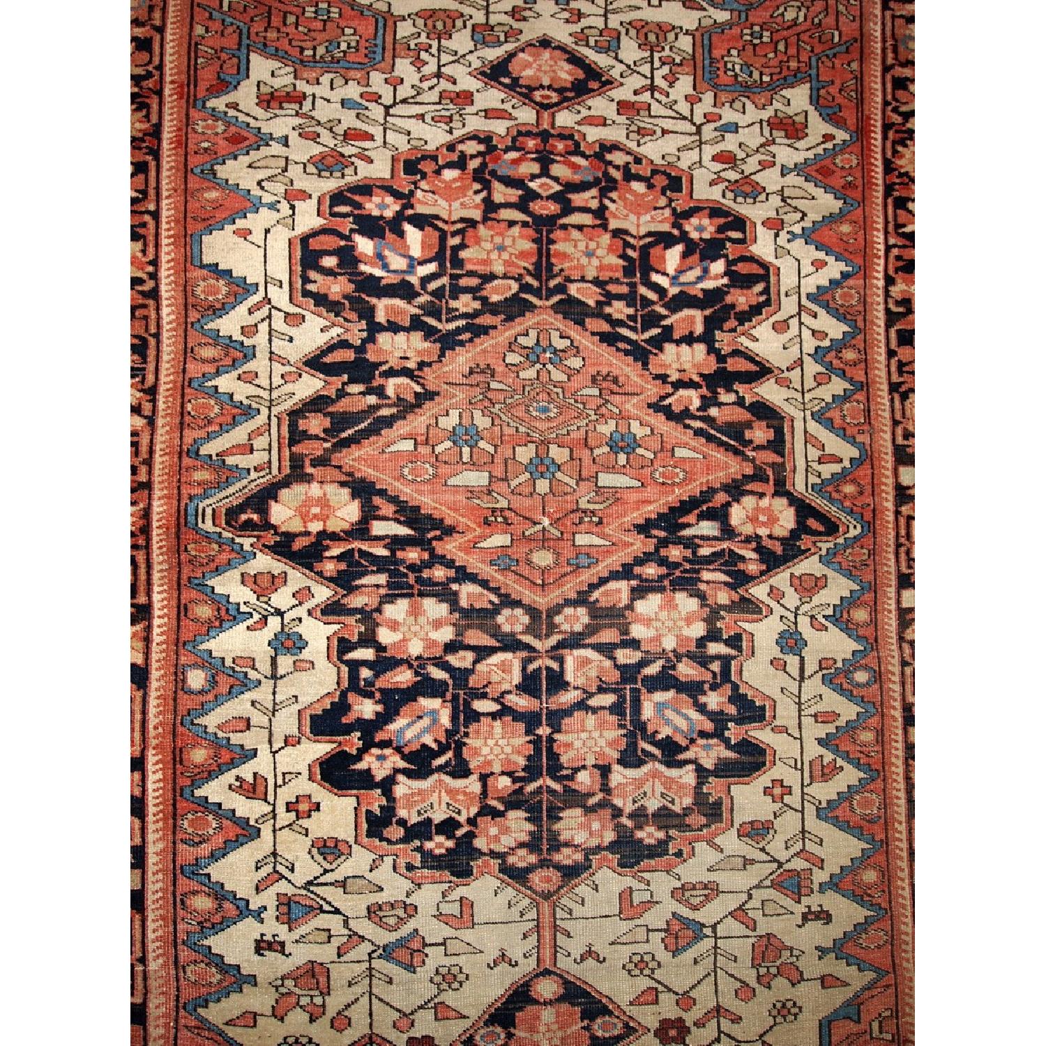 Antique 1880s Persian Sarouk Farahan Rug - image-5