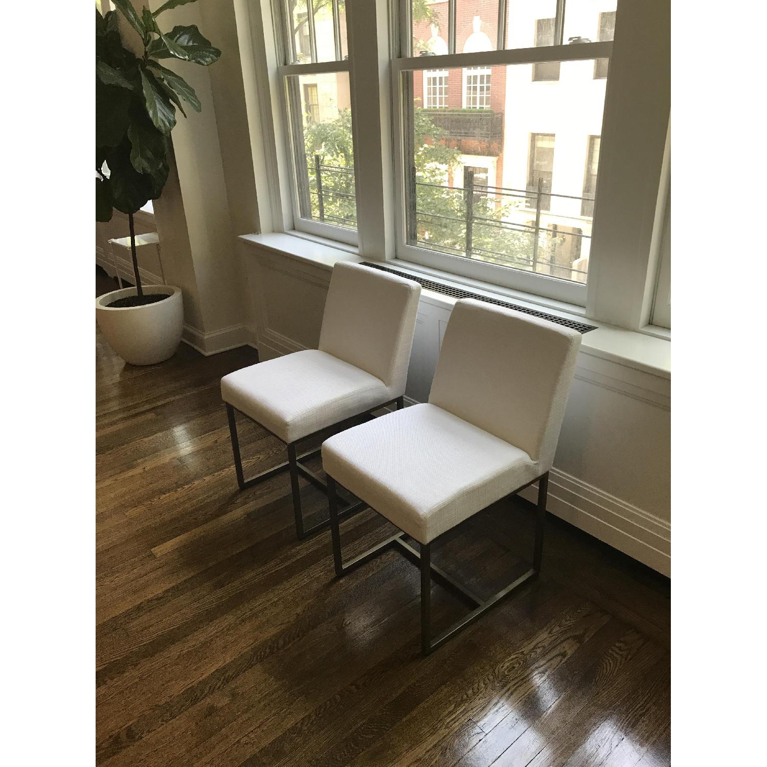 Restoration Hardware Modern Emery Fabric Side Chairs AptDeco