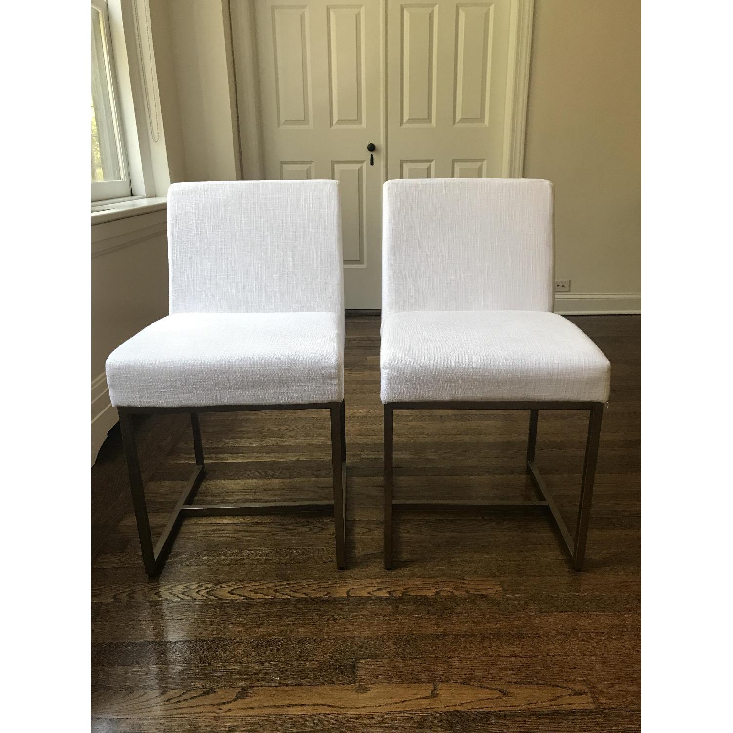 Restoration Hardware Modern Emery Fabric Side Chairs - image-5