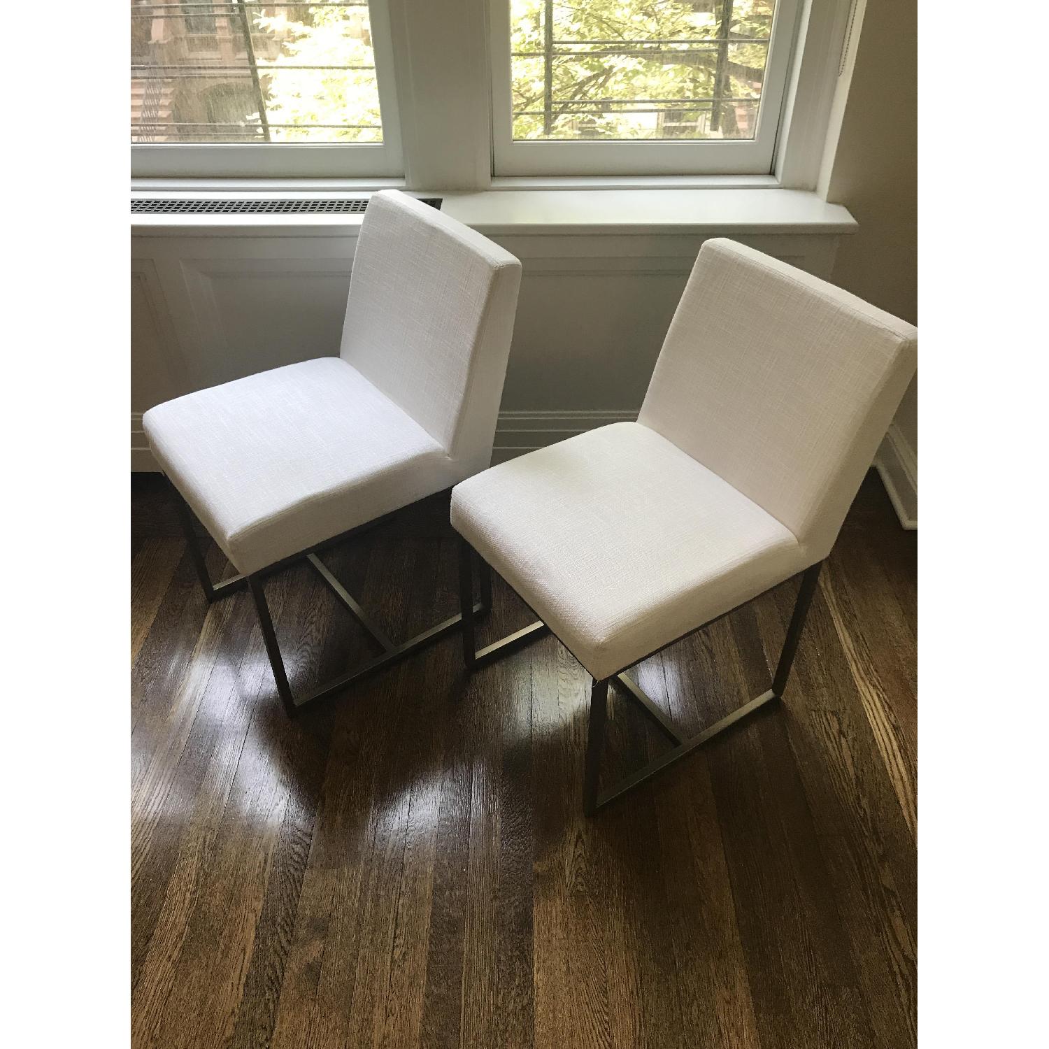 Restoration Hardware Modern Emery Fabric Side Chairs - image-9