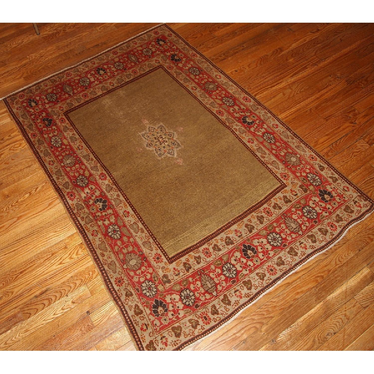 Antique 1900s Persian Tabriz Rug - image-4