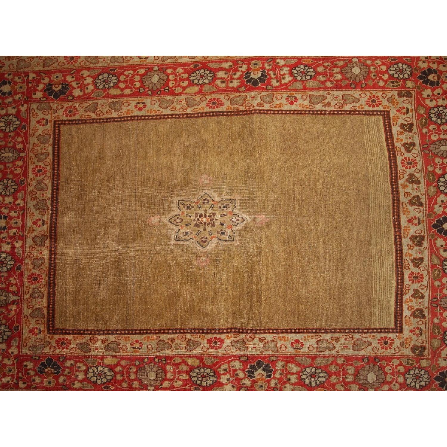 Antique 1900s Persian Tabriz Rug - image-6