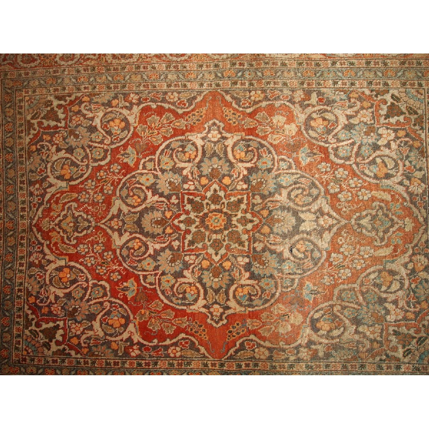 Antique 1920s Persian Tabriz Rug - image-3