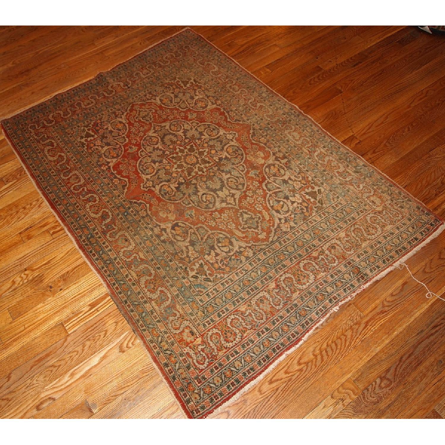 Antique 1920s Persian Tabriz Rug - image-4