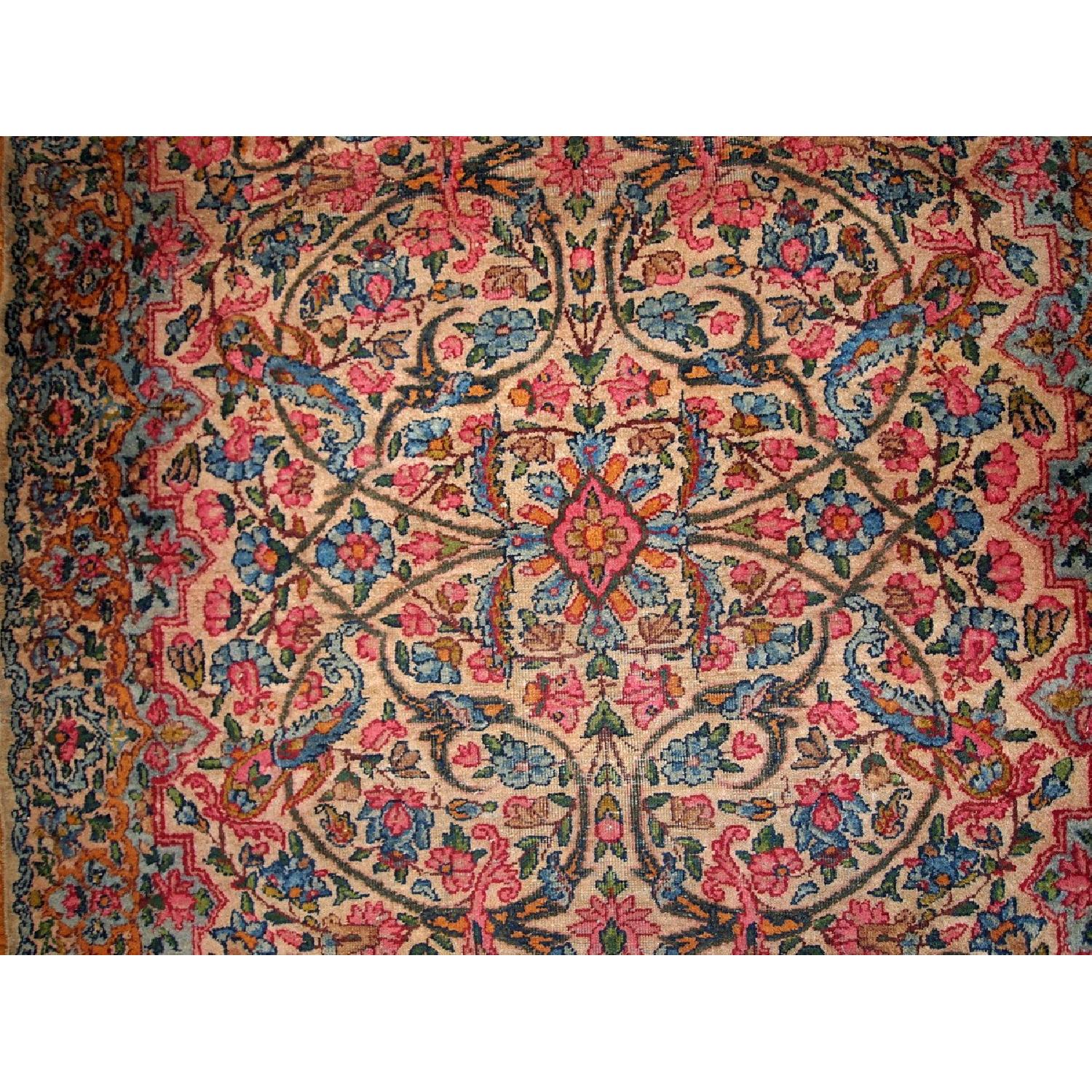 Antique 1920s Persian Kerman Rug - image-3