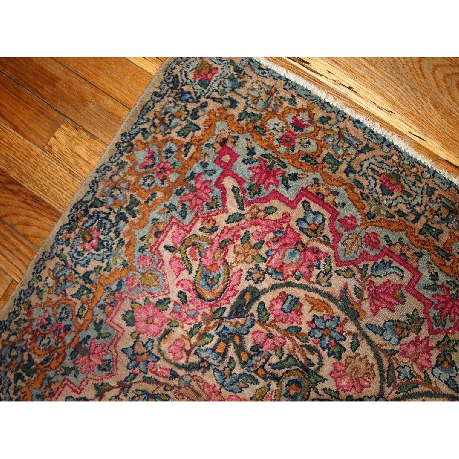 Antique 1920s Persian Kerman Rug - image-5