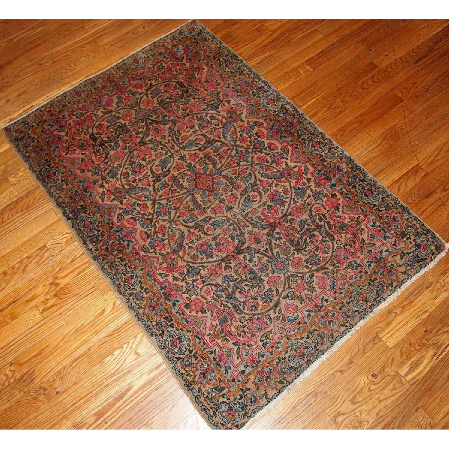 Antique 1920s Persian Kerman Rug - image-6