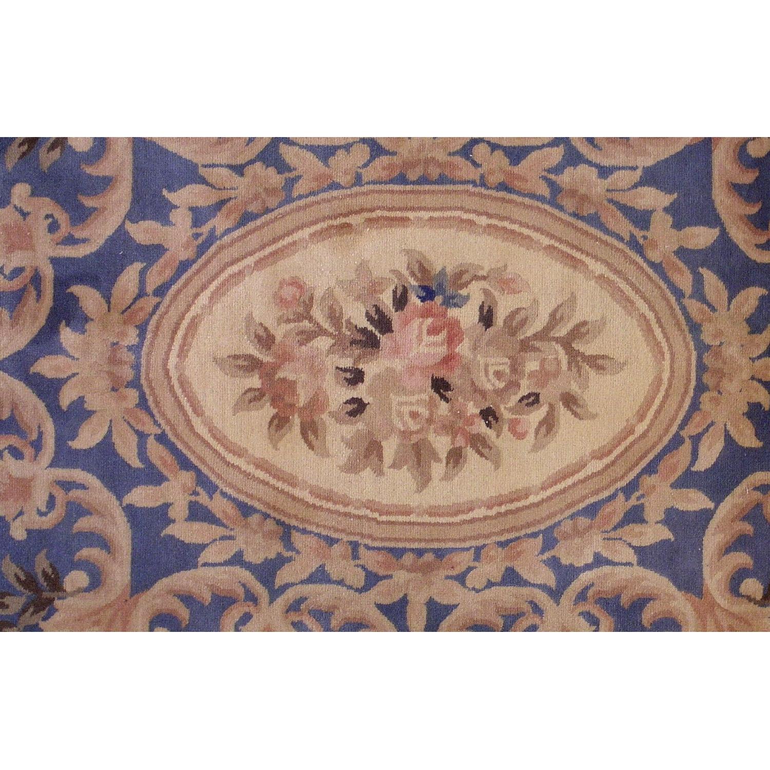 Antique 1930 Chinese Art Deco Rug - image-1