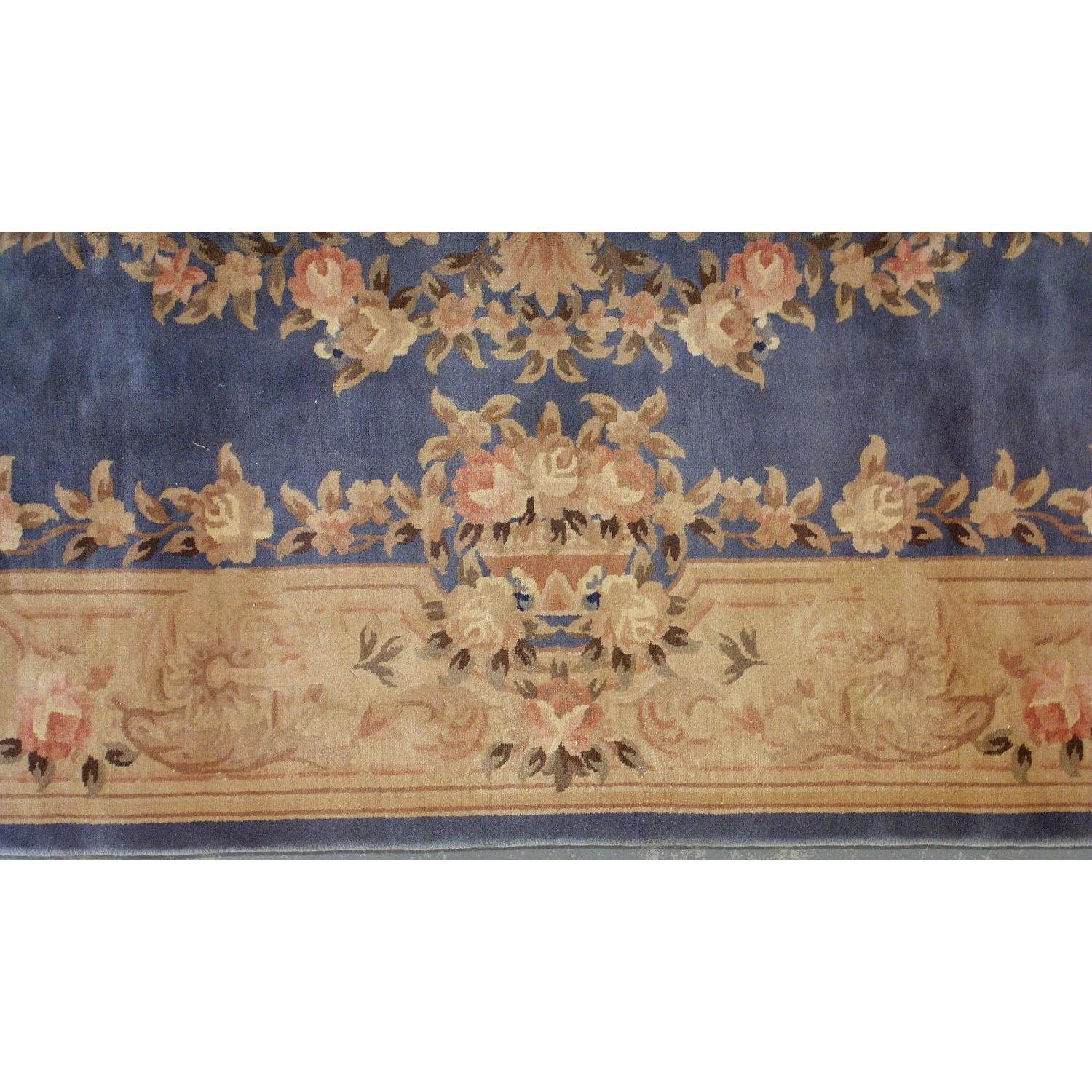 Antique 1930 Chinese Art Deco Rug - image-3