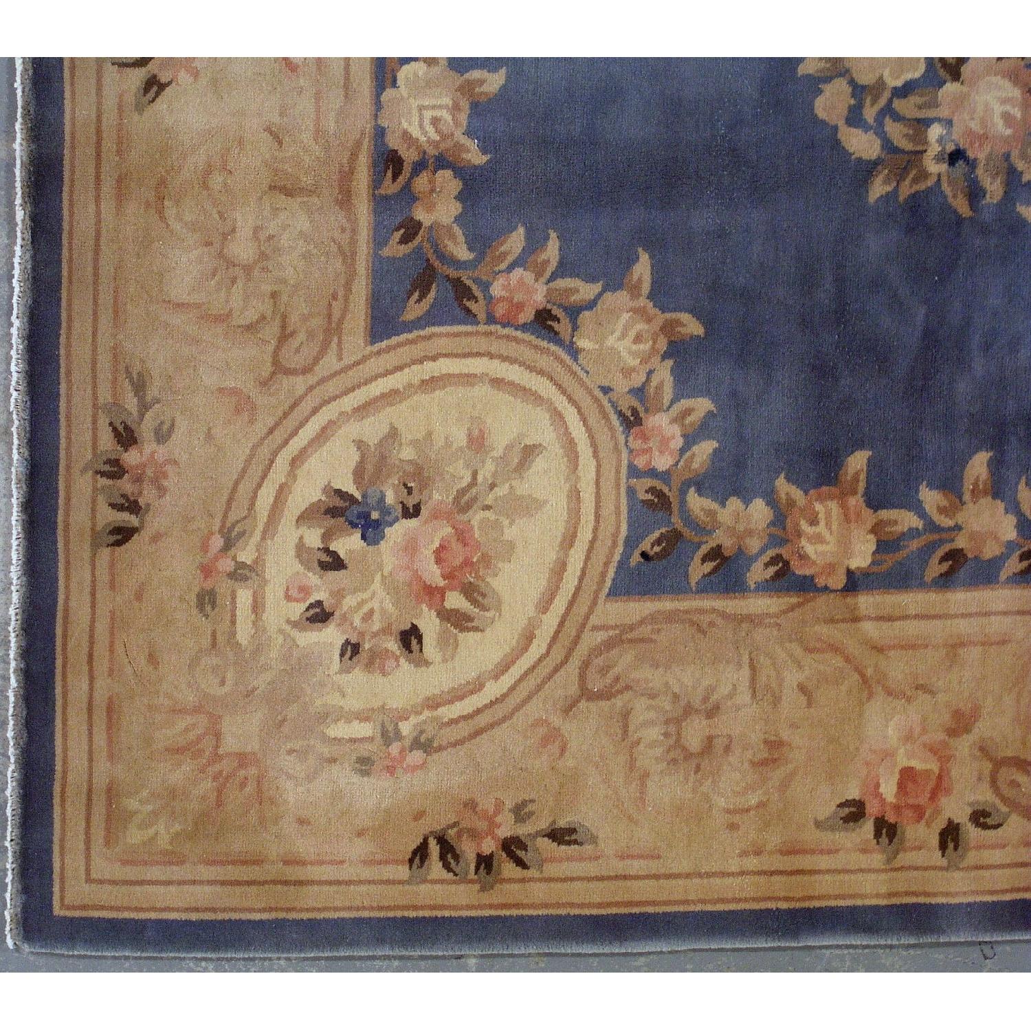 Antique 1930 Chinese Art Deco Rug - image-4